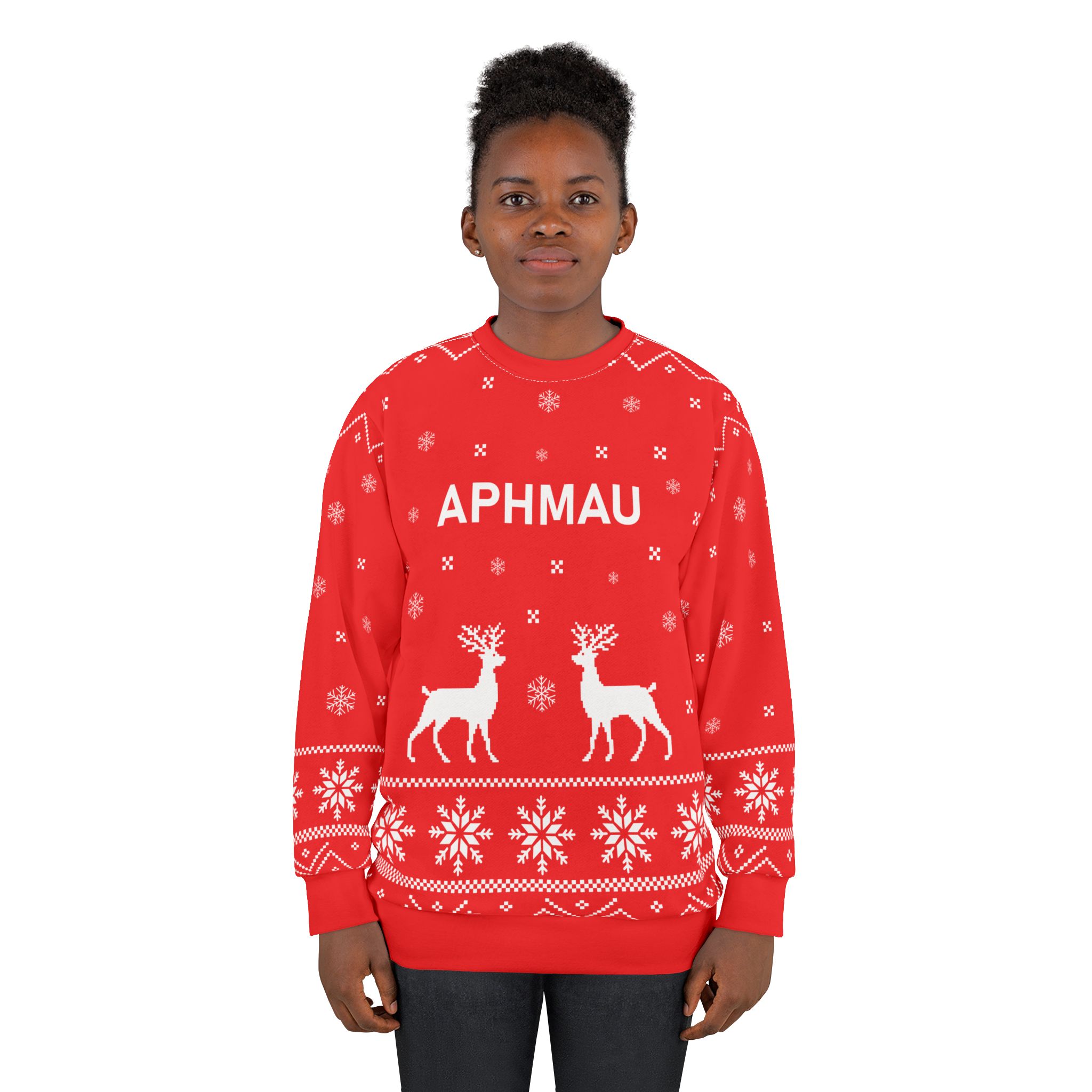 Aphmau Unisex Sweatshirt (AOP) - Image 4