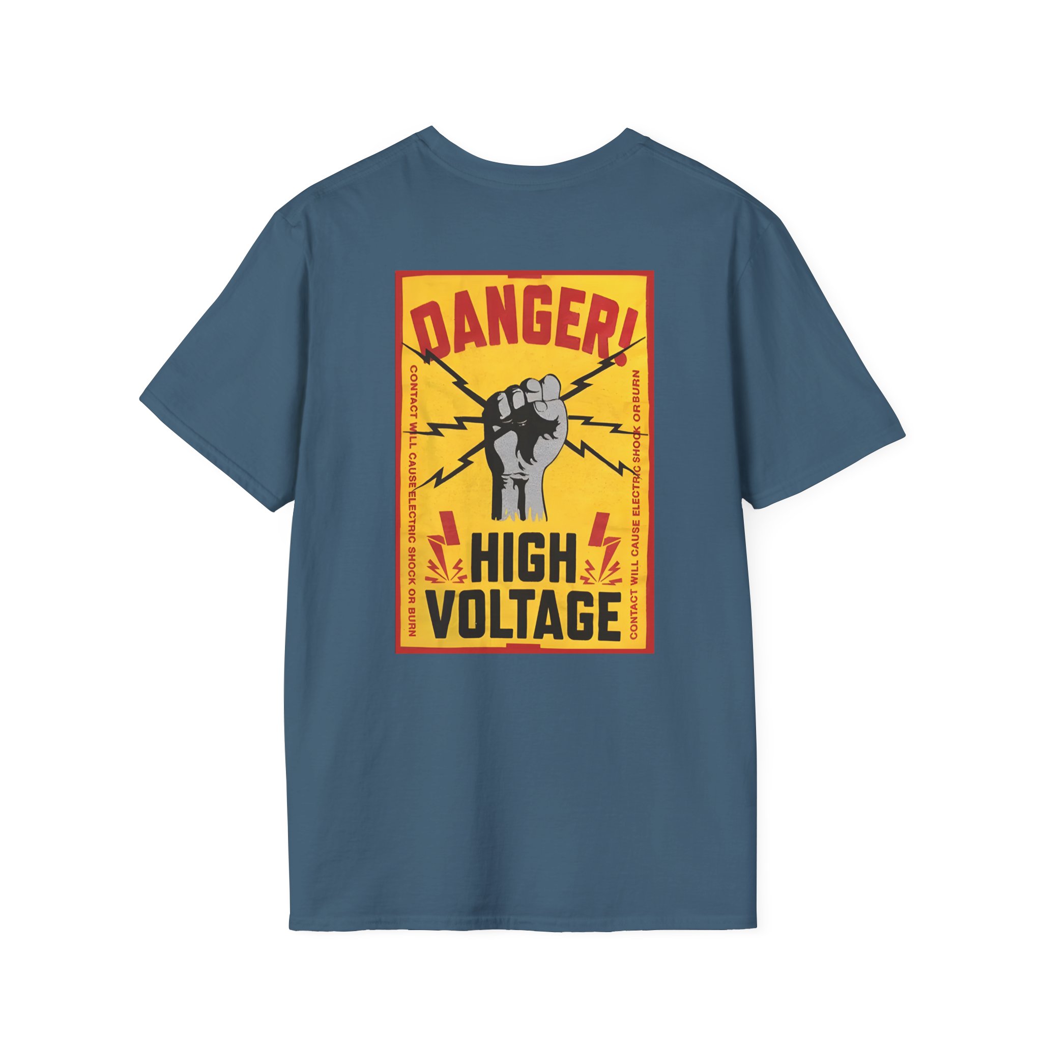 Lachlan Danger! High Voltage Unisex Softstyle T-Shirt - Image 12