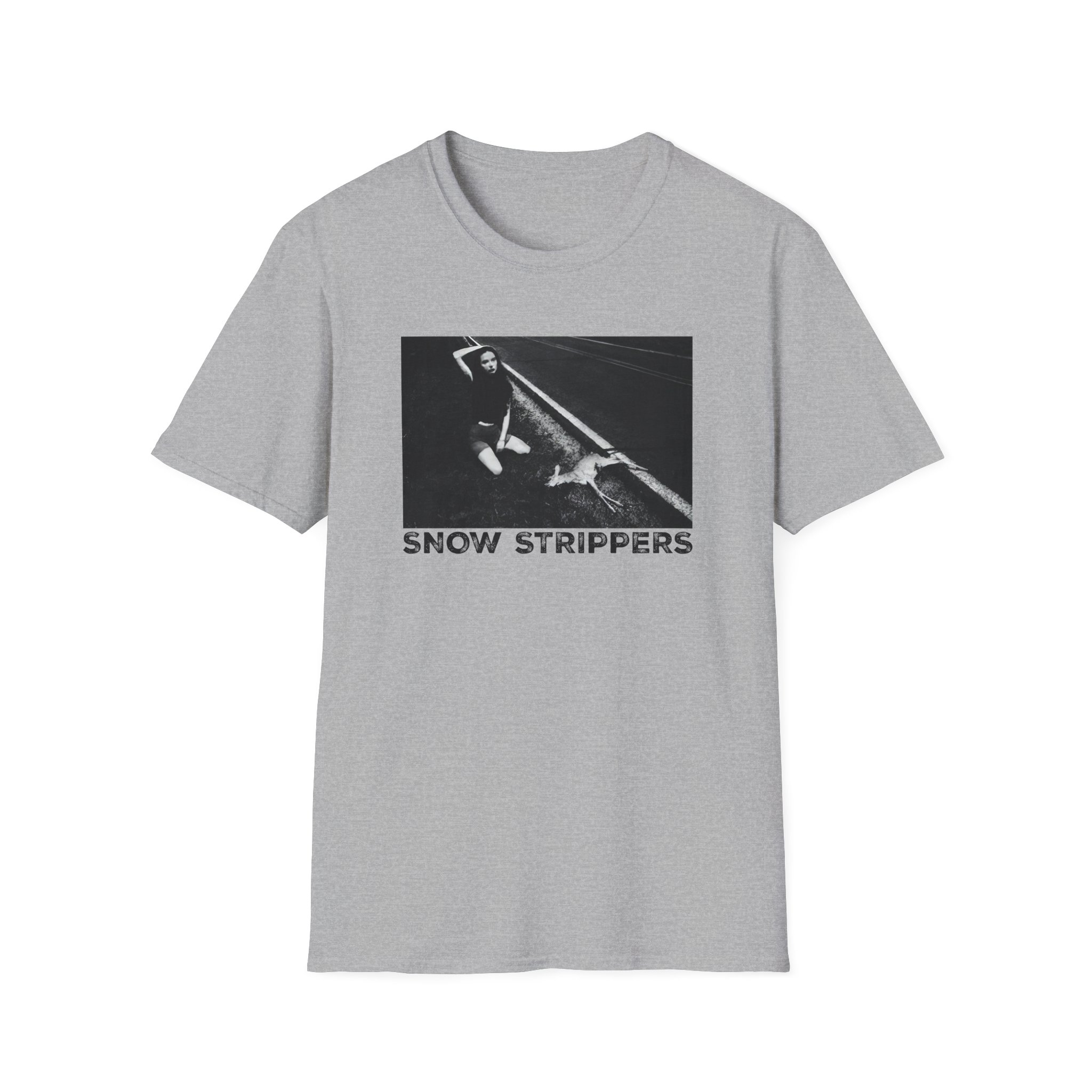 Snow Strippers Unisex Softstyle T-Shirt - Image 9