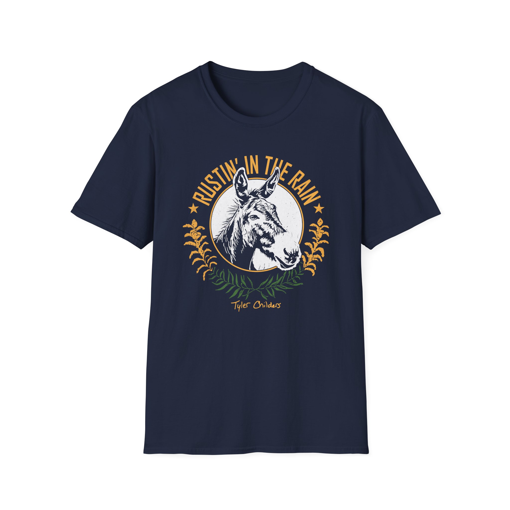Tyler Childers Rustin Mule Unisex Softstyle T-Shirt - Image 11