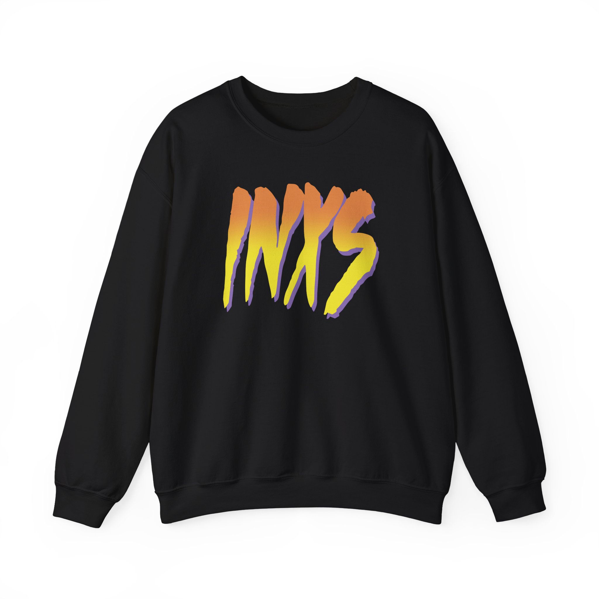 Inxs Listen Like Thieves Brush Logo Unisex Heavy Blend™ Crewneck Sweatshirt