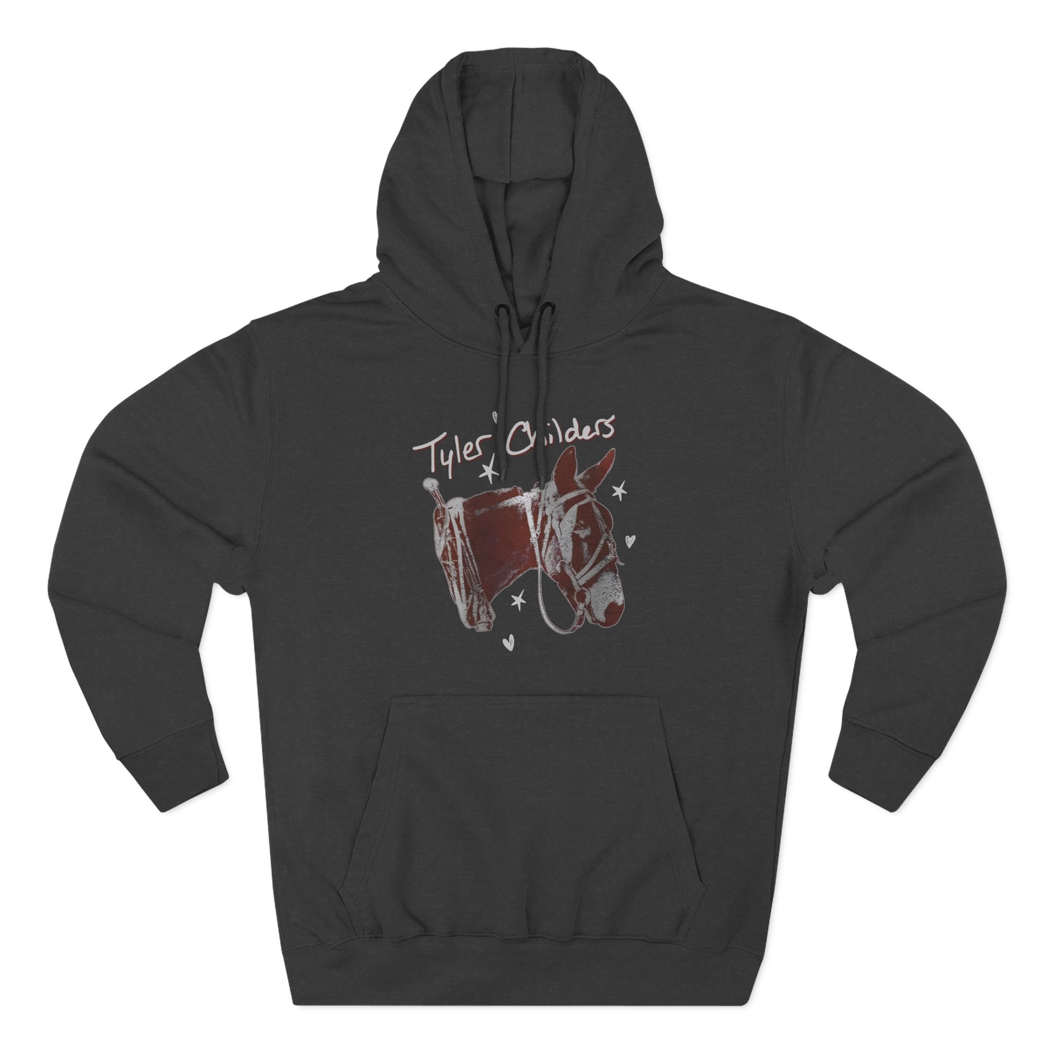 Tyler Childers Green Youth Mule Three-Panel Fleece Hoodie - Image 3