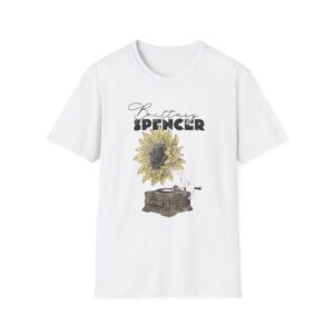 Manhead Sunflower Turntable Unisex Softstyle T-Shirt