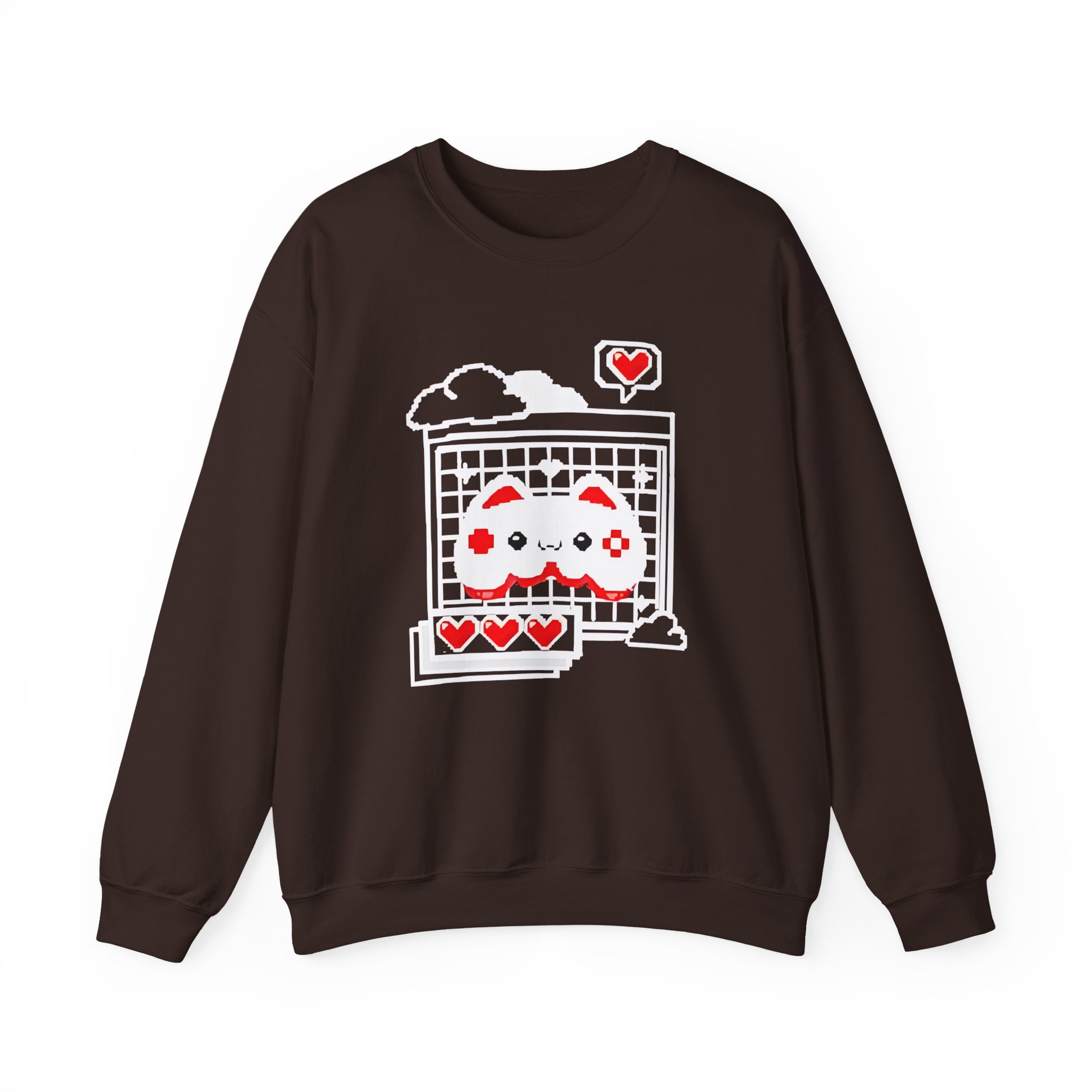 Aphmau Gamer Cat Unisex Heavy Blend™ Crewneck Sweatshirt - Image 5