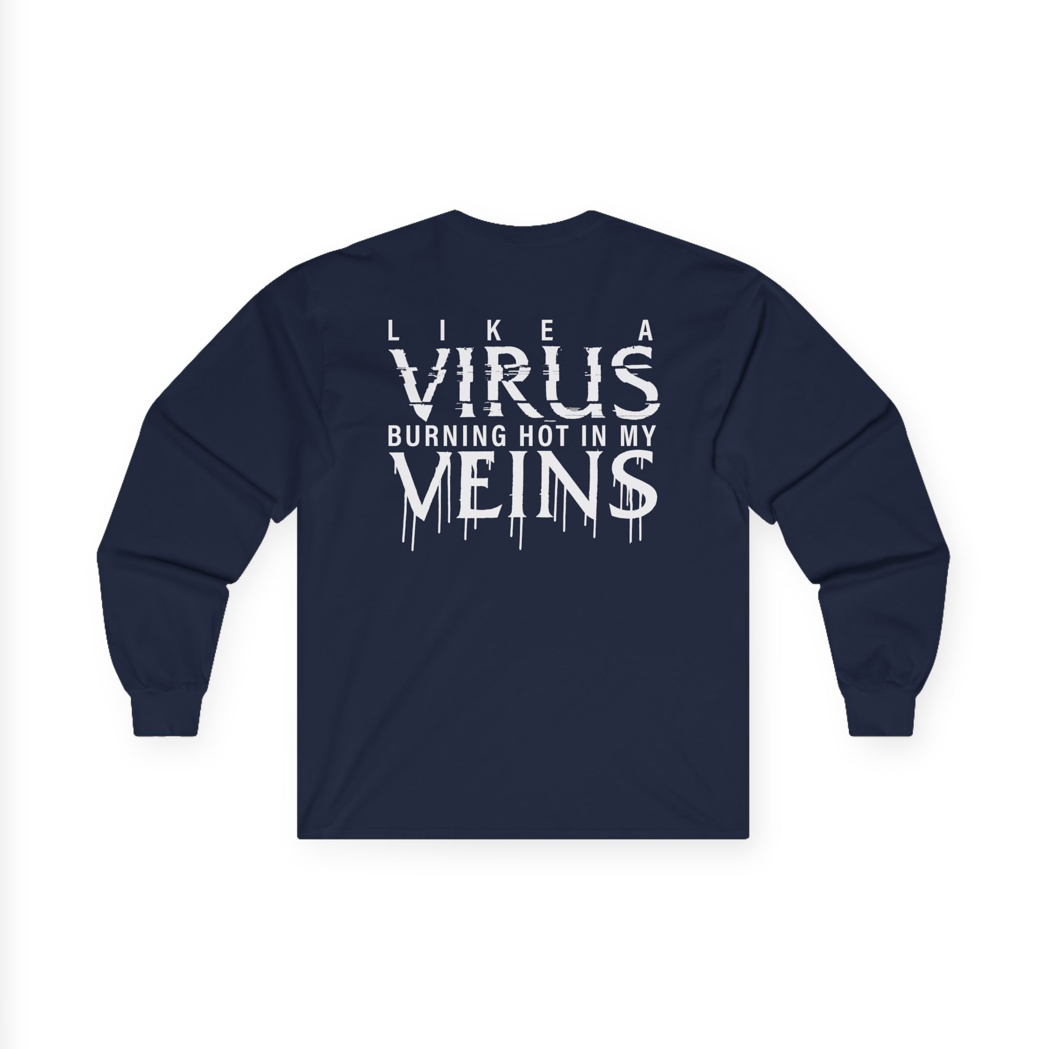 All That Remains Like a Virus Dye Unisex Ultra Cotton Long Sleeve Tee - Image 10