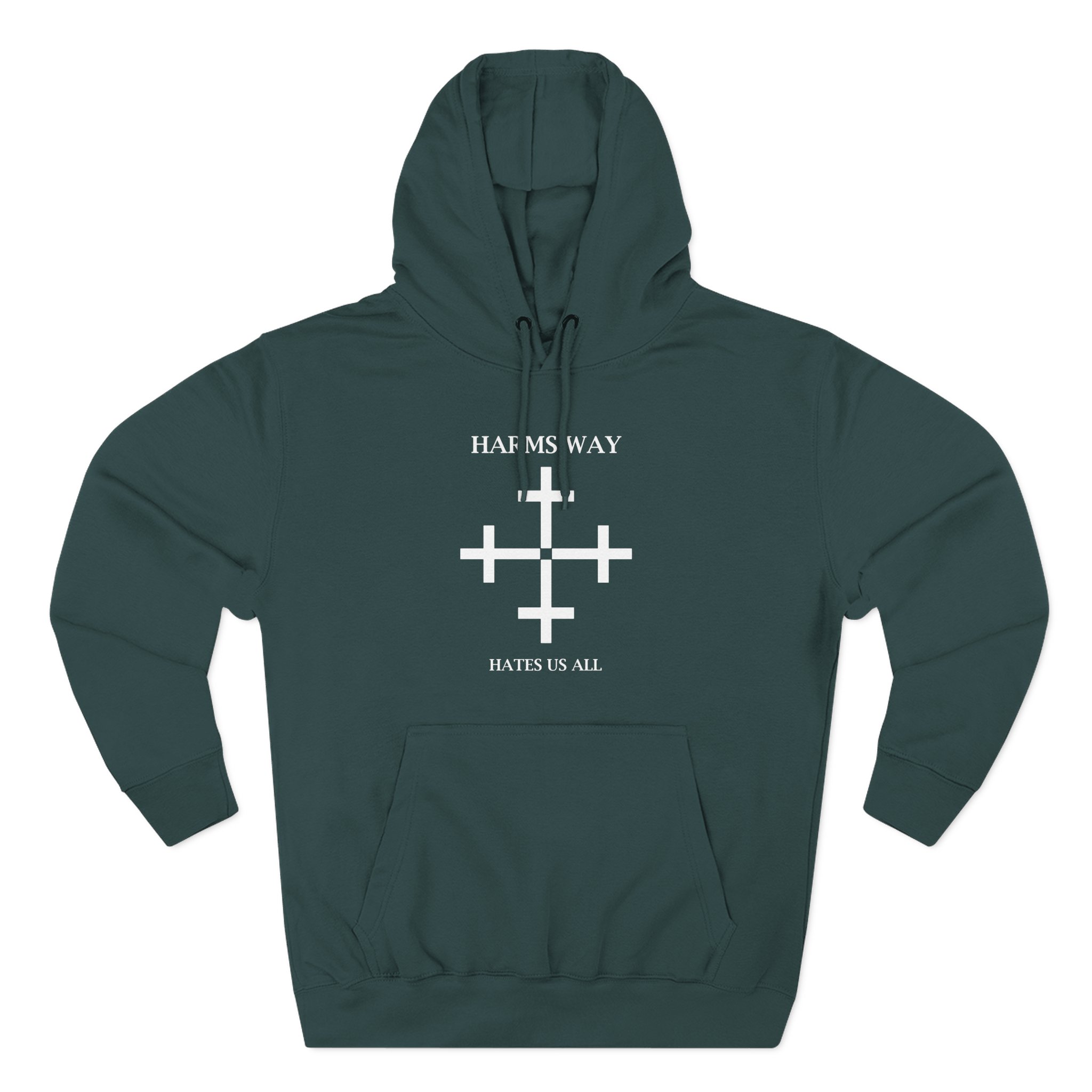 Harms Way Three-Panel Fleece Hoodie - Image 5