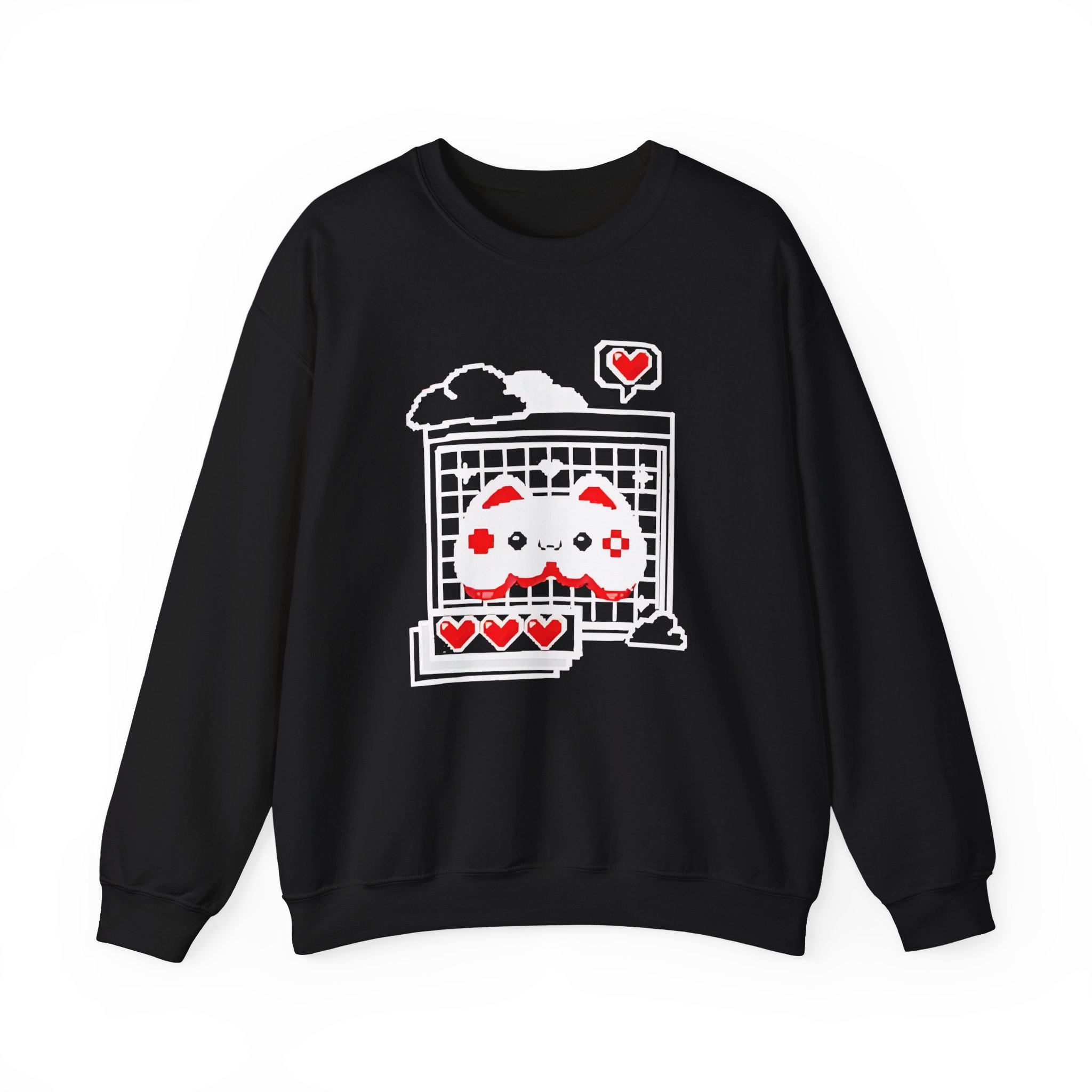 Aphmau Gamer Cat Unisex Heavy Blend™ Crewneck Sweatshirt