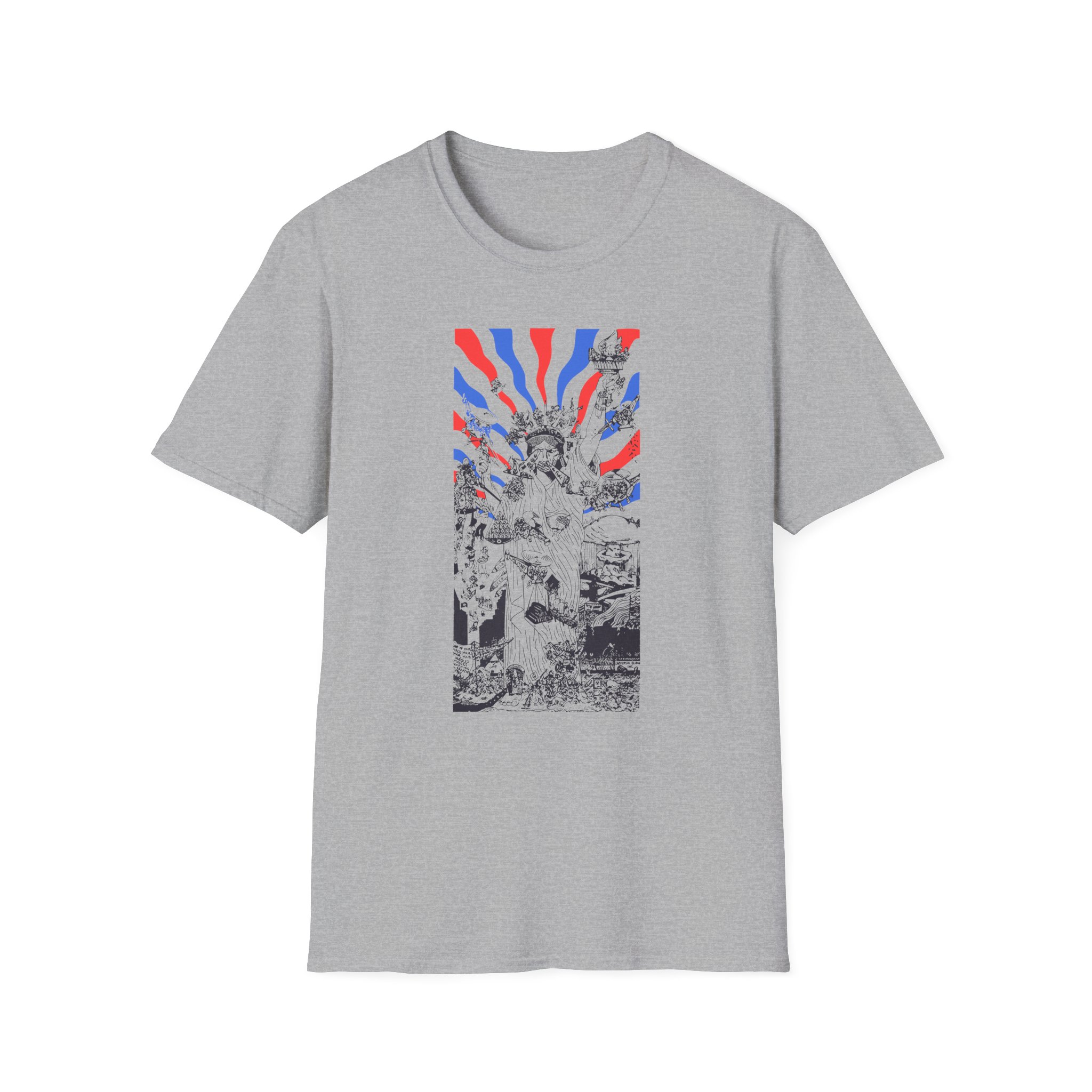 Dead Kennedys Bedtime for Democracy Unisex Softstyle T-Shirt - Image 7