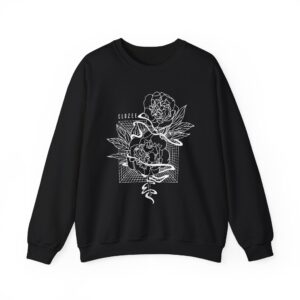Clozee Rose Noir Unisex Heavy Blend™ Crewneck Sweatshirt