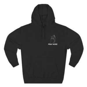 Roman Atwood Pray More Three-Panel Fleece Hoodie