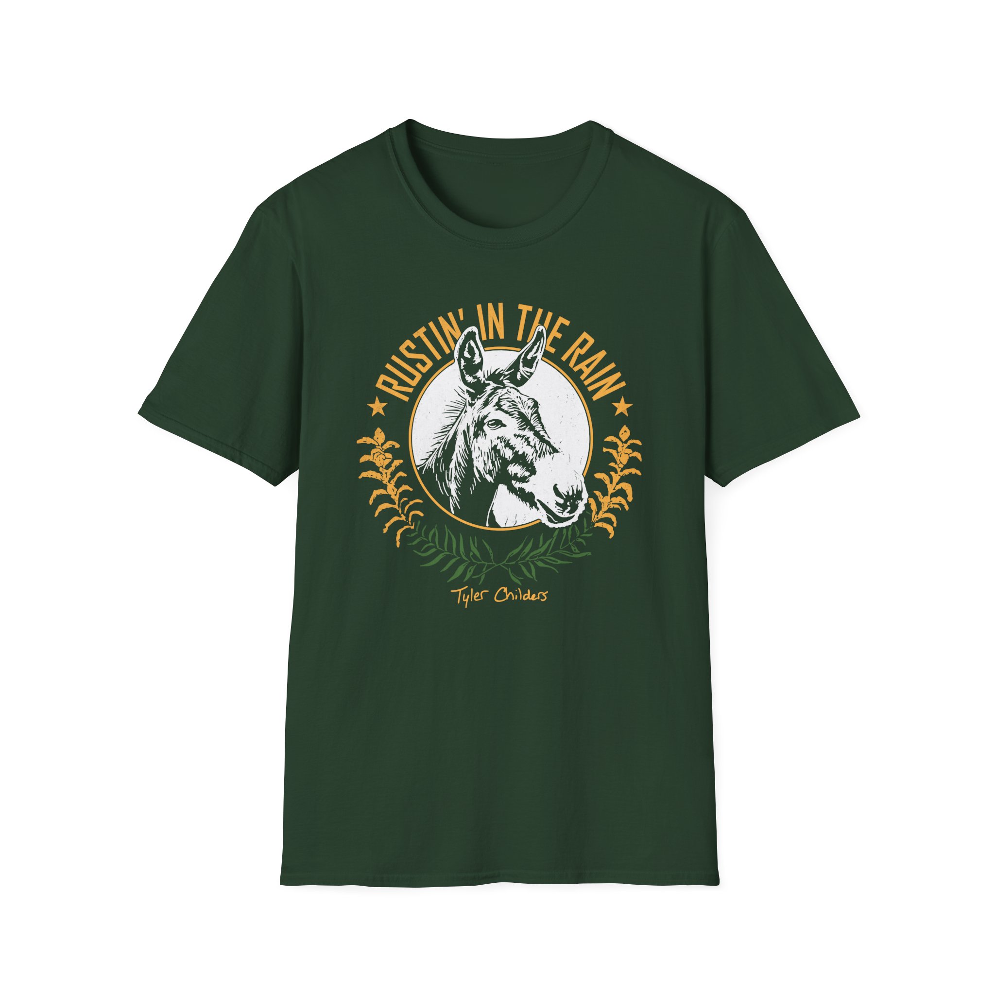 Tyler Childers Rustin Mule Unisex Softstyle T-Shirt - Image 7
