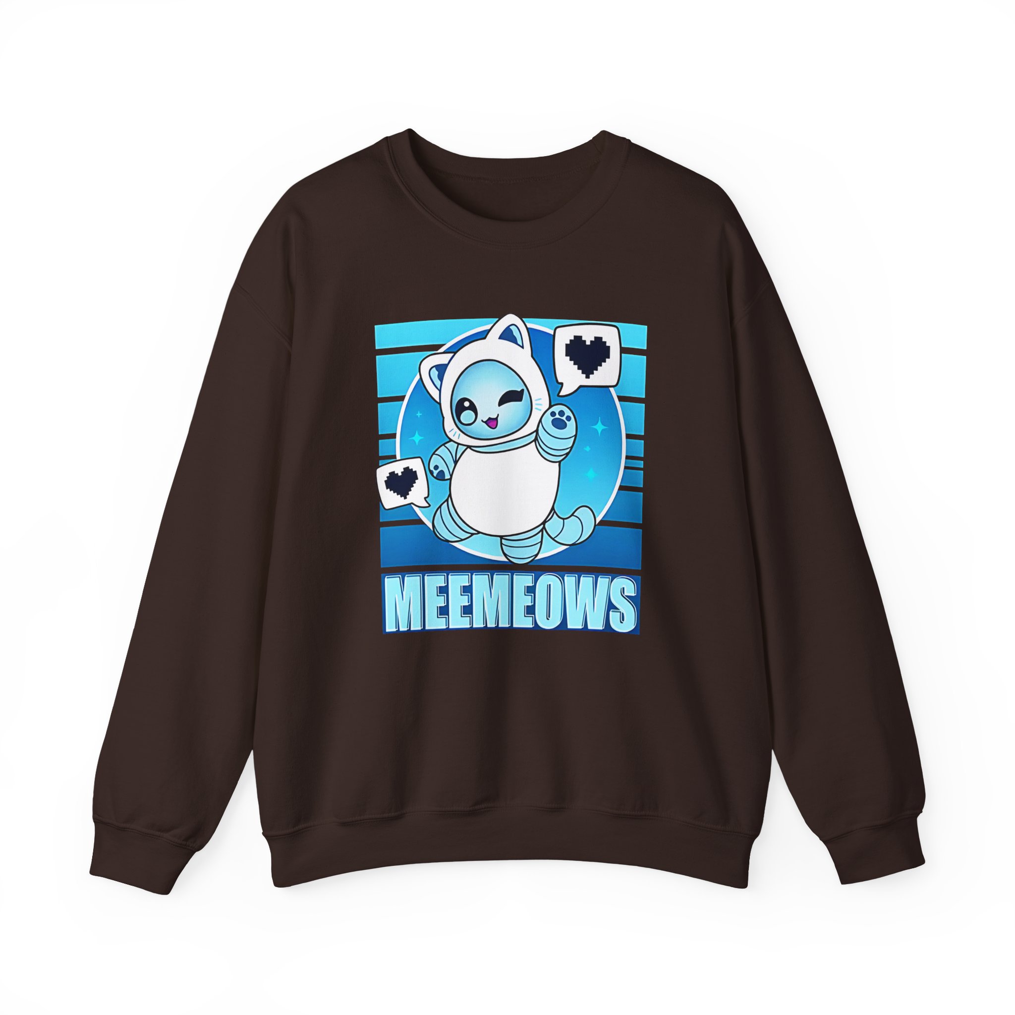 Aphmau Robot Cat Unisex Heavy Blend™ Crewneck Sweatshirt - Image 5