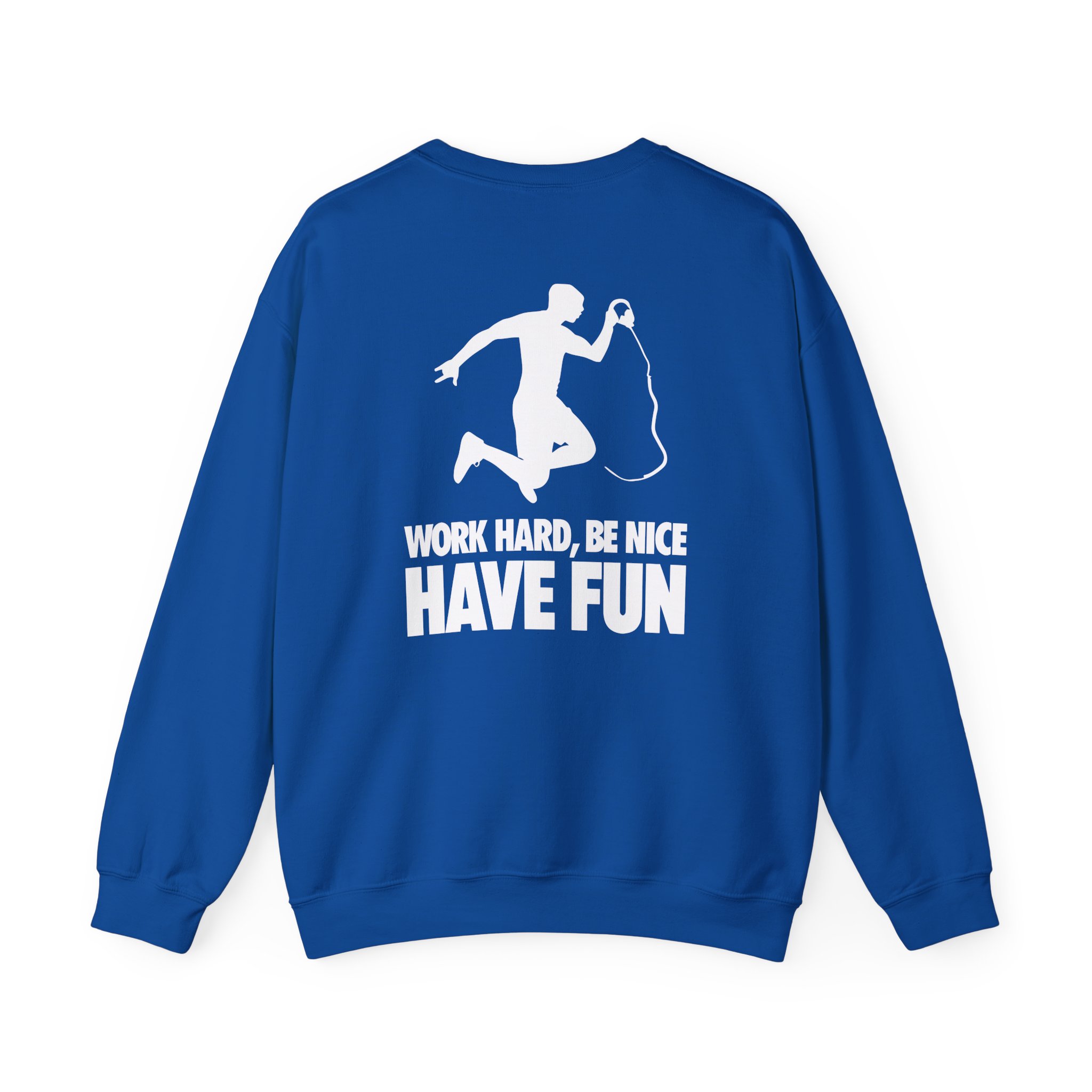 Nick Eh 30 Work Hard, Be Nice Have Fun Unisex Heavy Blend™ Crewneck Sweatshirt - Image 18