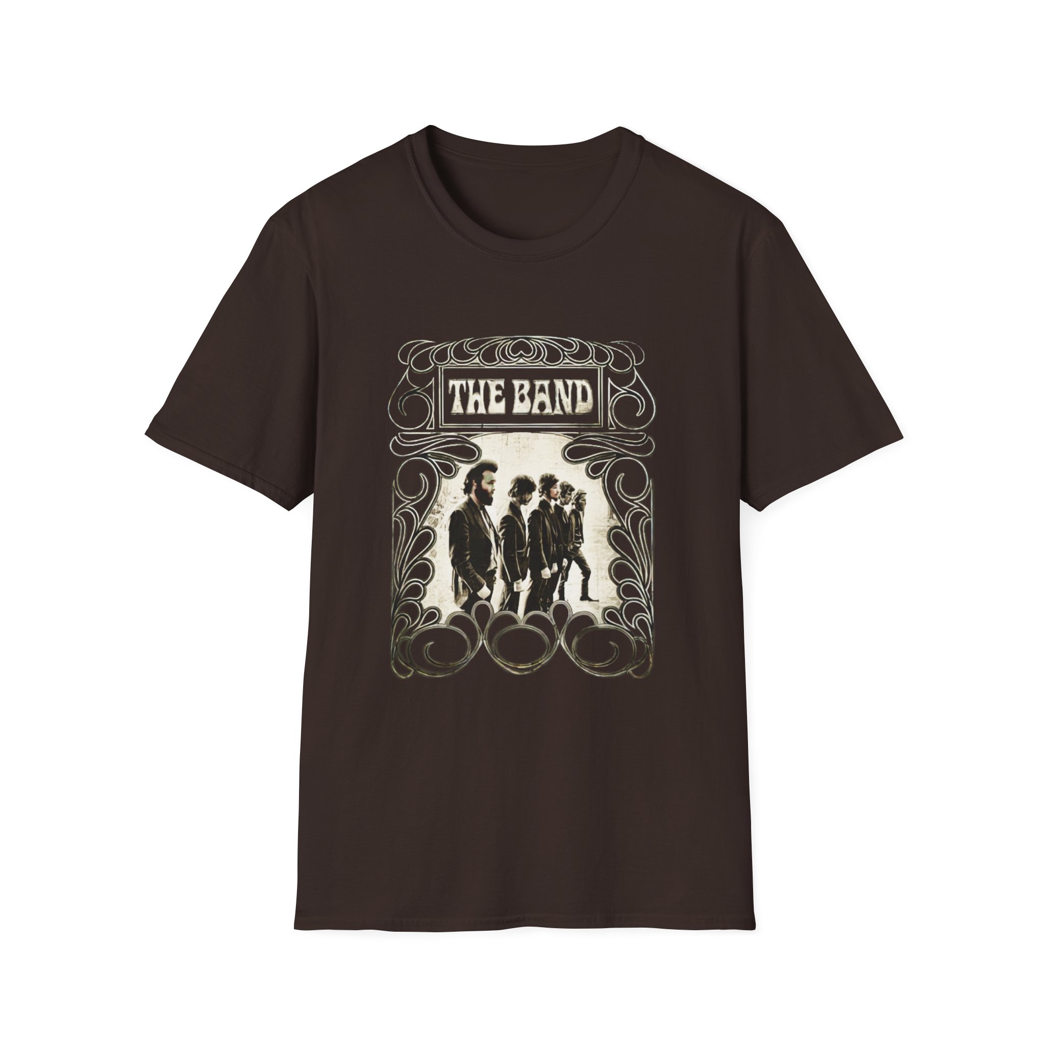 The Band Vintage Filagree Unisex Softstyle T-Shirt - Image 3