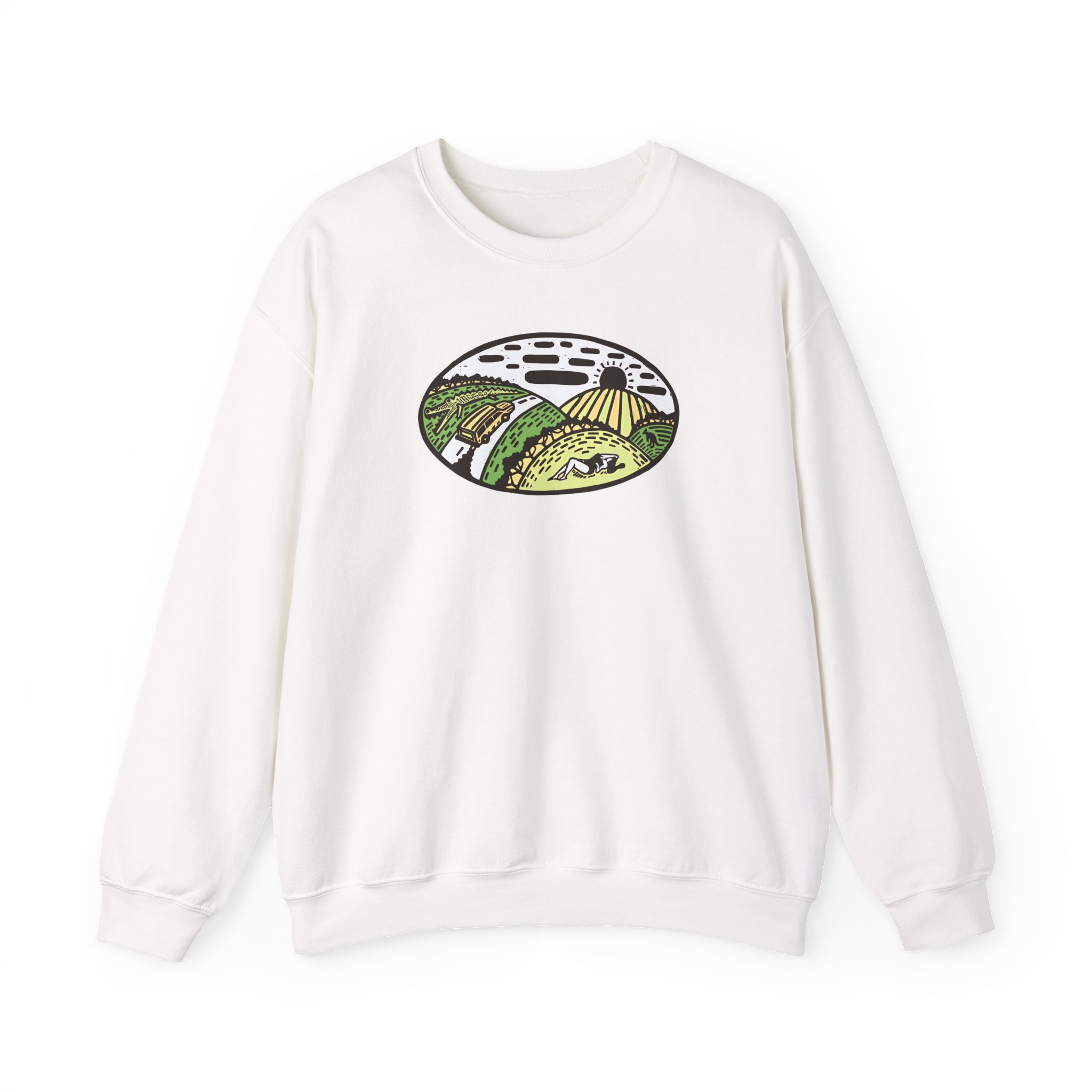 Lime Cordiale EOTST Album Art Unisex Heavy Blend™ Crewneck Sweatshirt