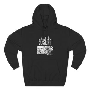 Solstafir Ótta Raven Three-Panel Fleece Hoodie