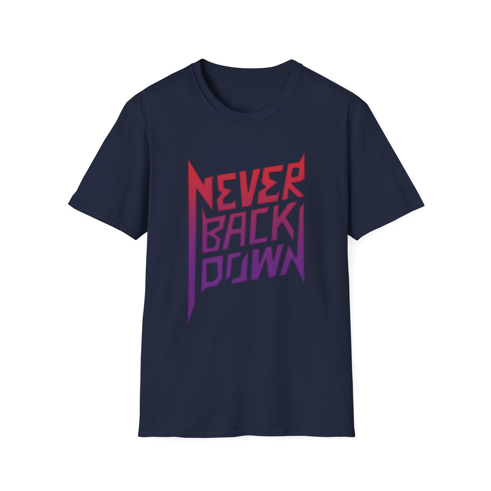 Nick Eh 30 Never Back Down Unisex Softstyle T-Shirt - Image 23