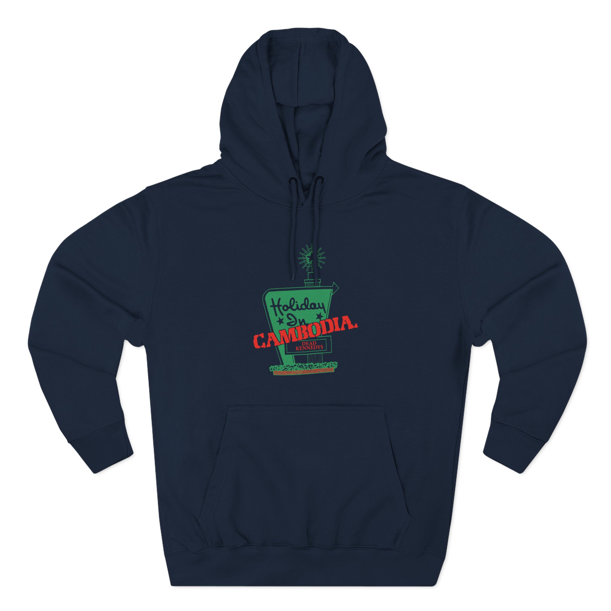 Dead Kennedys Holiday In Cambodia Banana Three-Panel Fleece Hoodie - Image 9