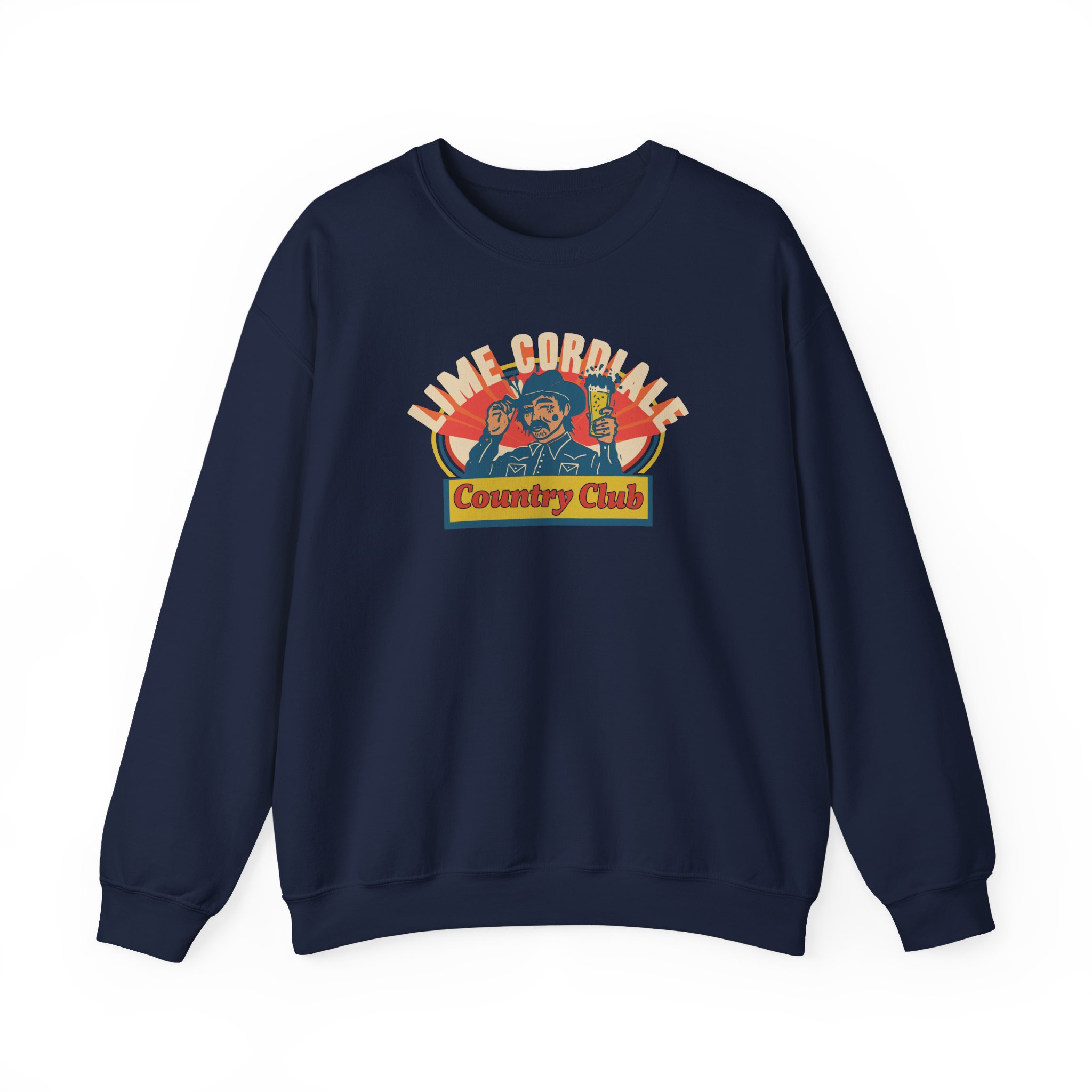 Lime Cordiale Country Club Unisex Heavy Blend™ Crewneck Sweatshirt - Image 17