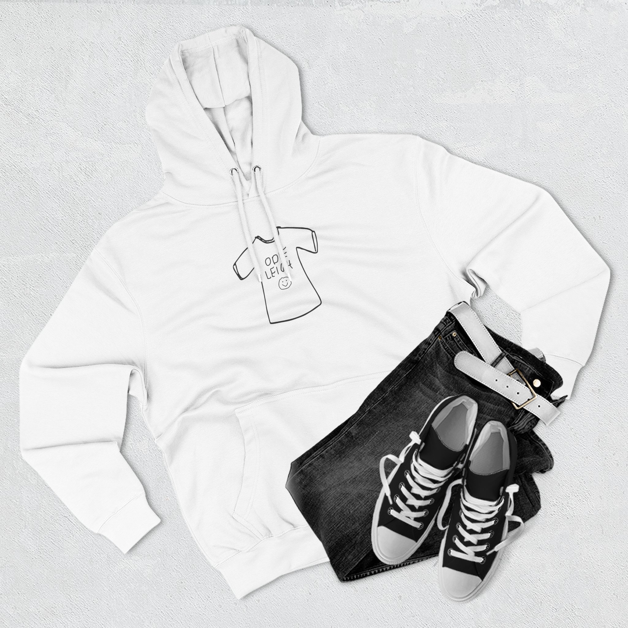 Odie Leigh Three-Panel Fleece Hoodie - Image 3