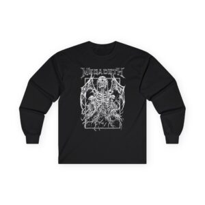 Manhead Megadeth Bat Vic Rising Unisex Ultra Cotton Long Sleeve Tee
