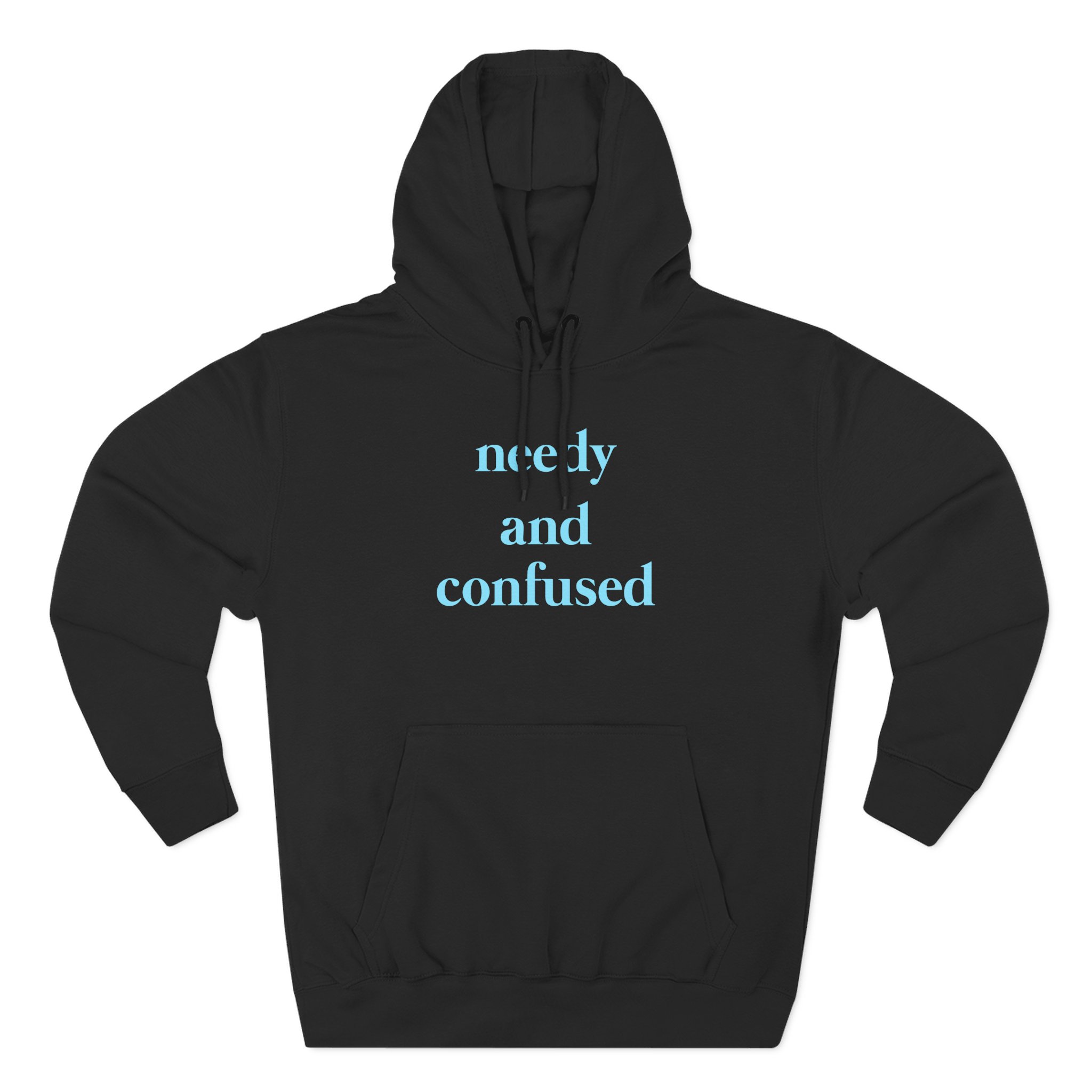 Clinton Kane Needy and Confused Three-Panel Fleece Hoodie