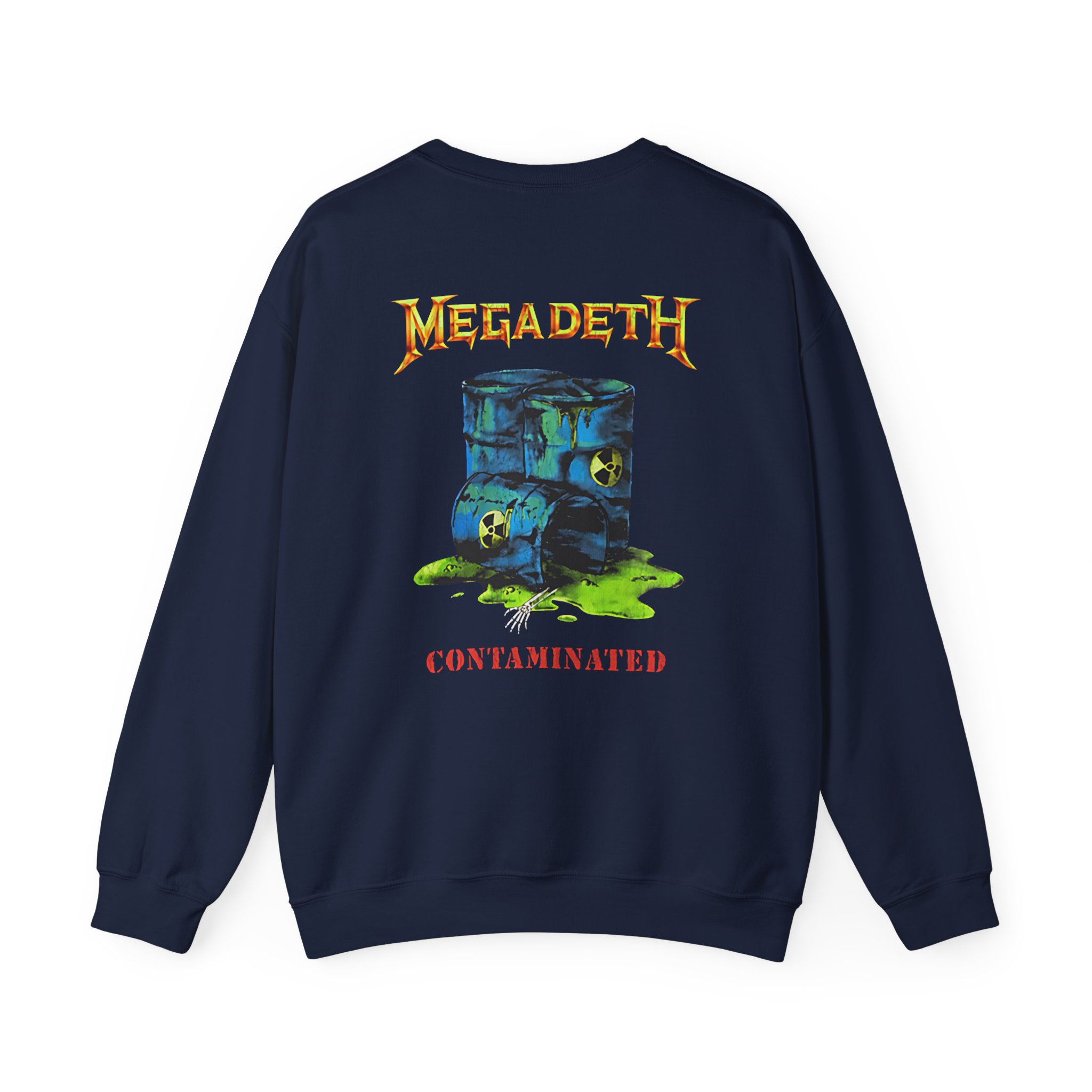 Manhead Megadeth Contaminated Unisex Heavy Blend™ Crewneck Sweatshirt - Image 10