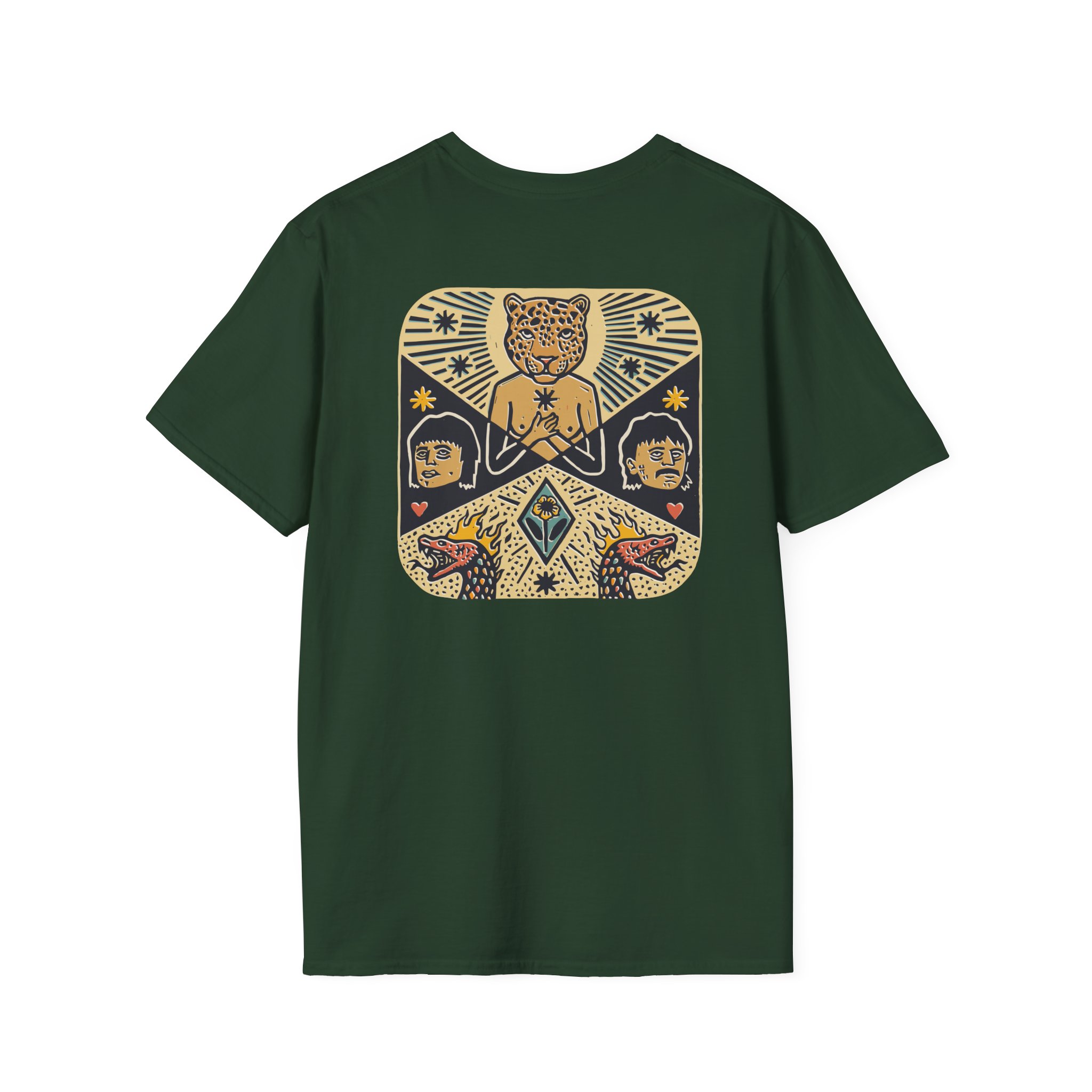 Lime Cordiale Pedestal Unisex Softstyle T-Shirt - Image 10