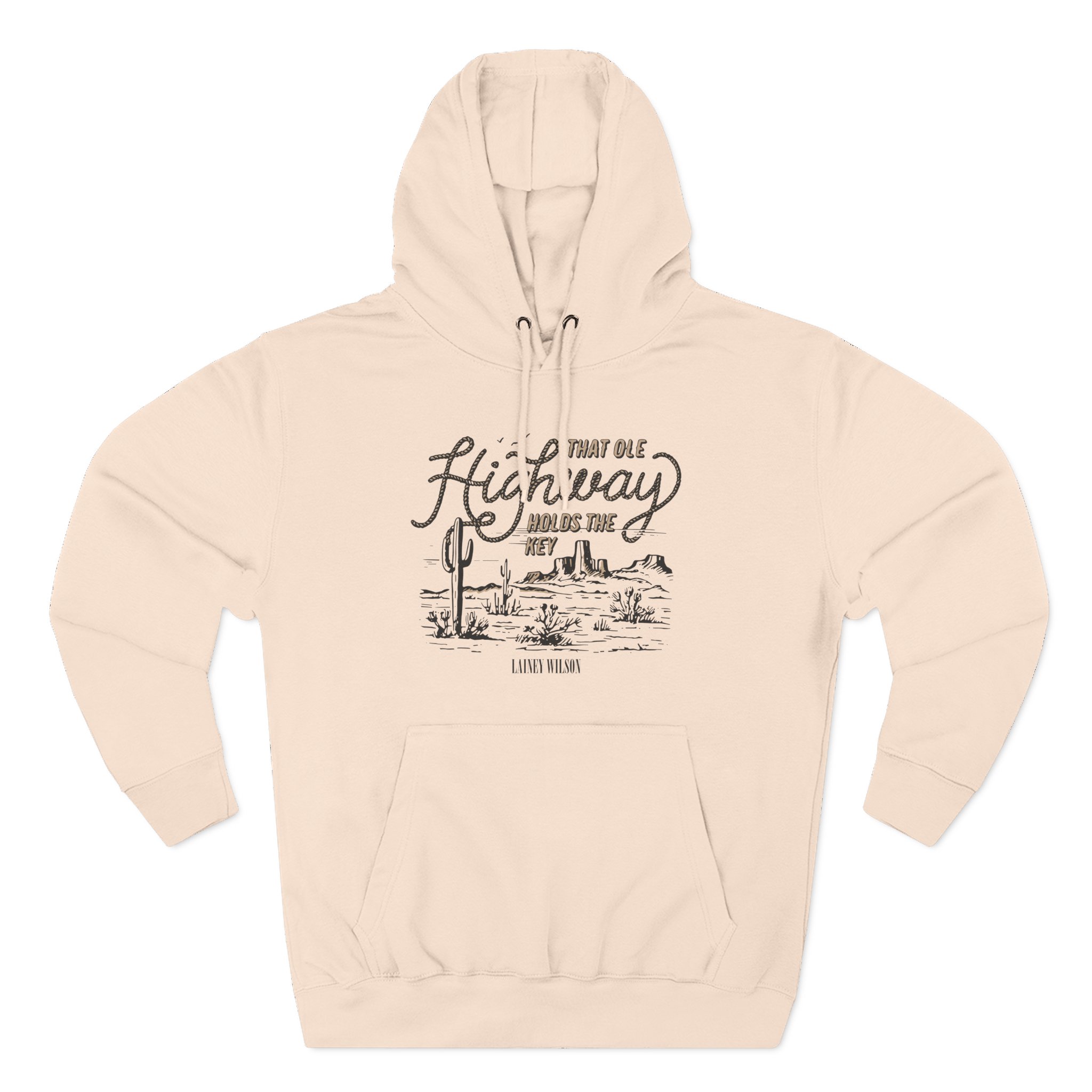 Lainey Wilson Highway Three-Panel Fleece Hoodie - Image 7