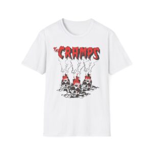 The Cramps Voodoo Skulls Unisex Softstyle T-Shirt