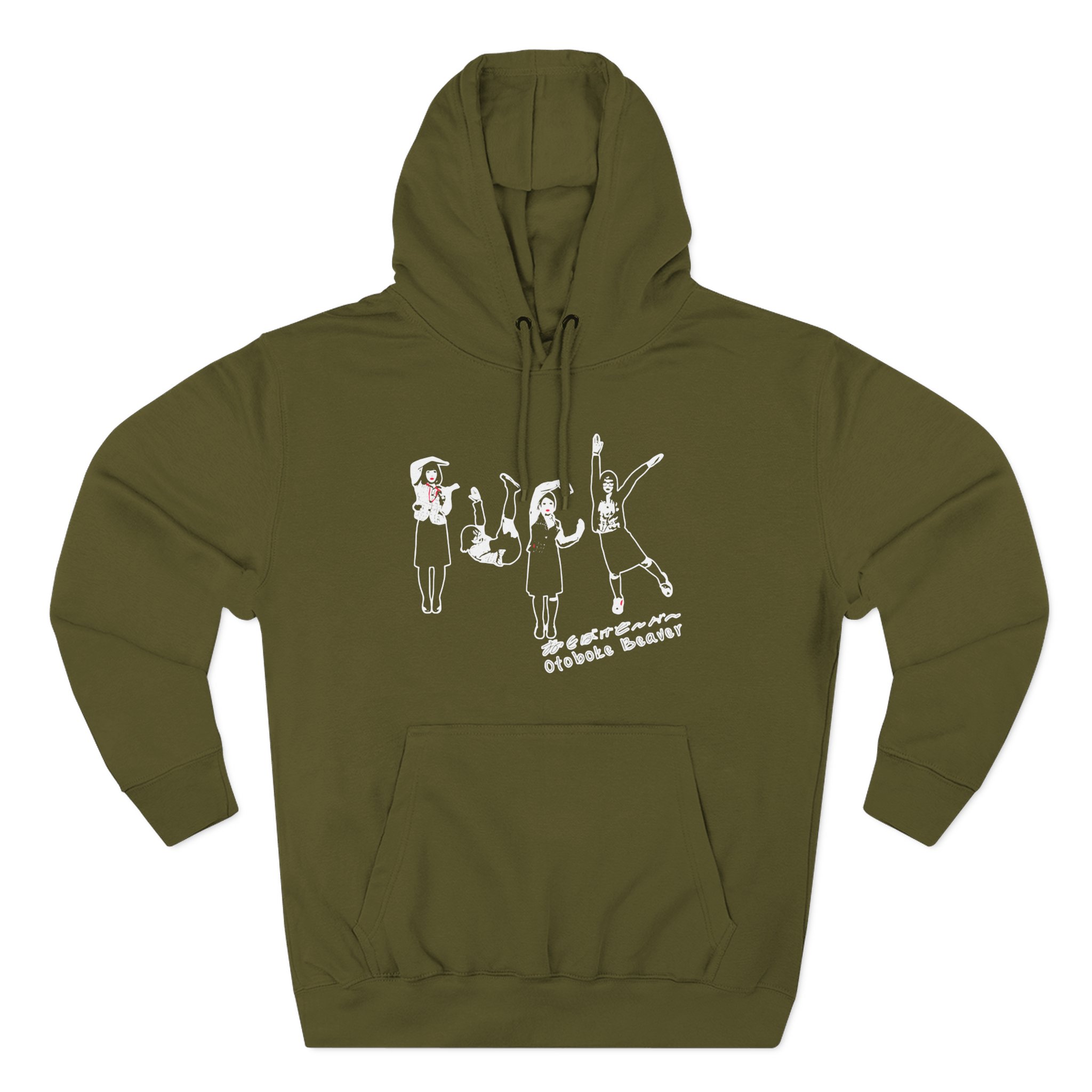 Otoboke Beaver FXXK Office Life Three-Panel Fleece Hoodie - Image 5