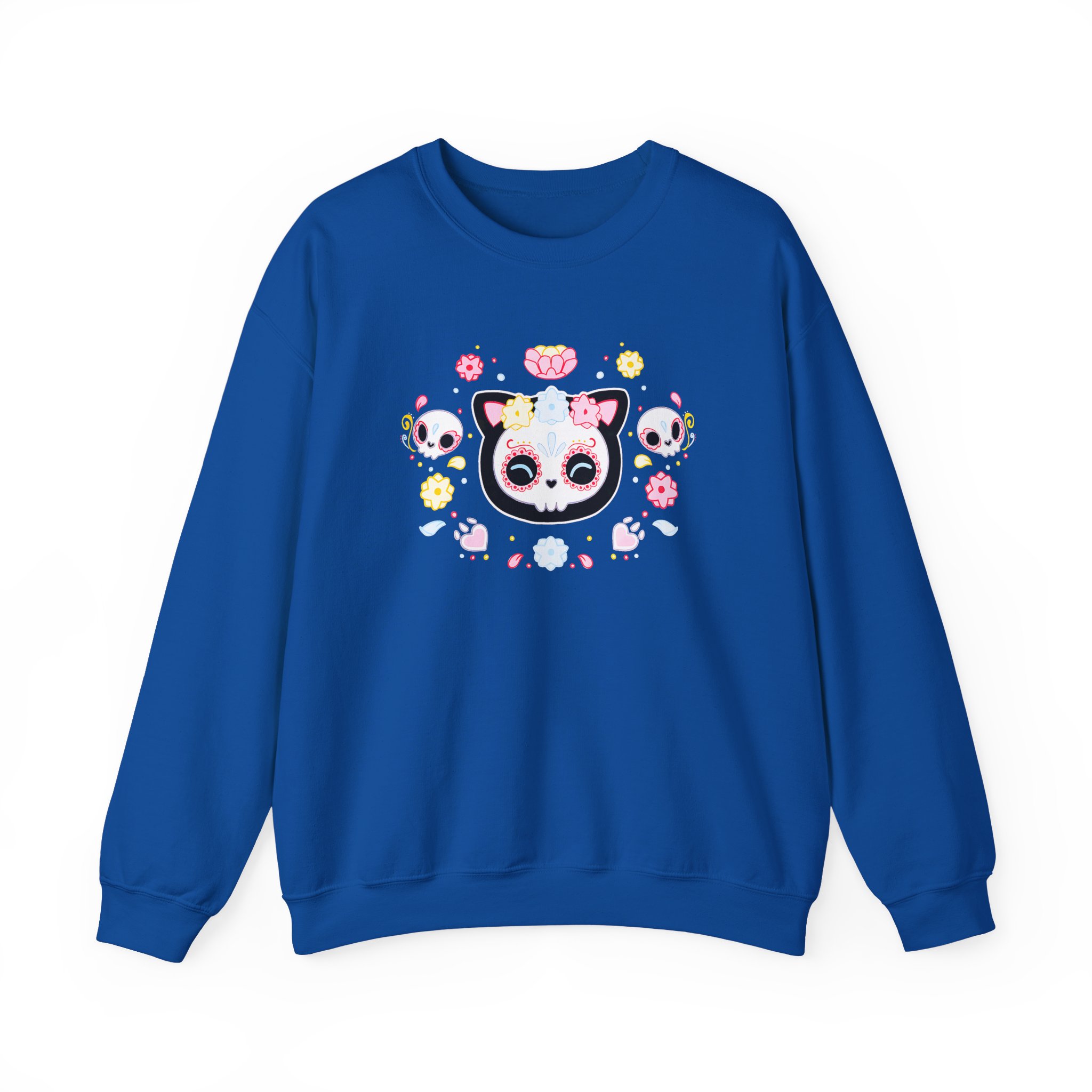 Aphmau Sugar Skull Cat Unisex Heavy Blend™ Crewneck Sweatshirt - Image 15