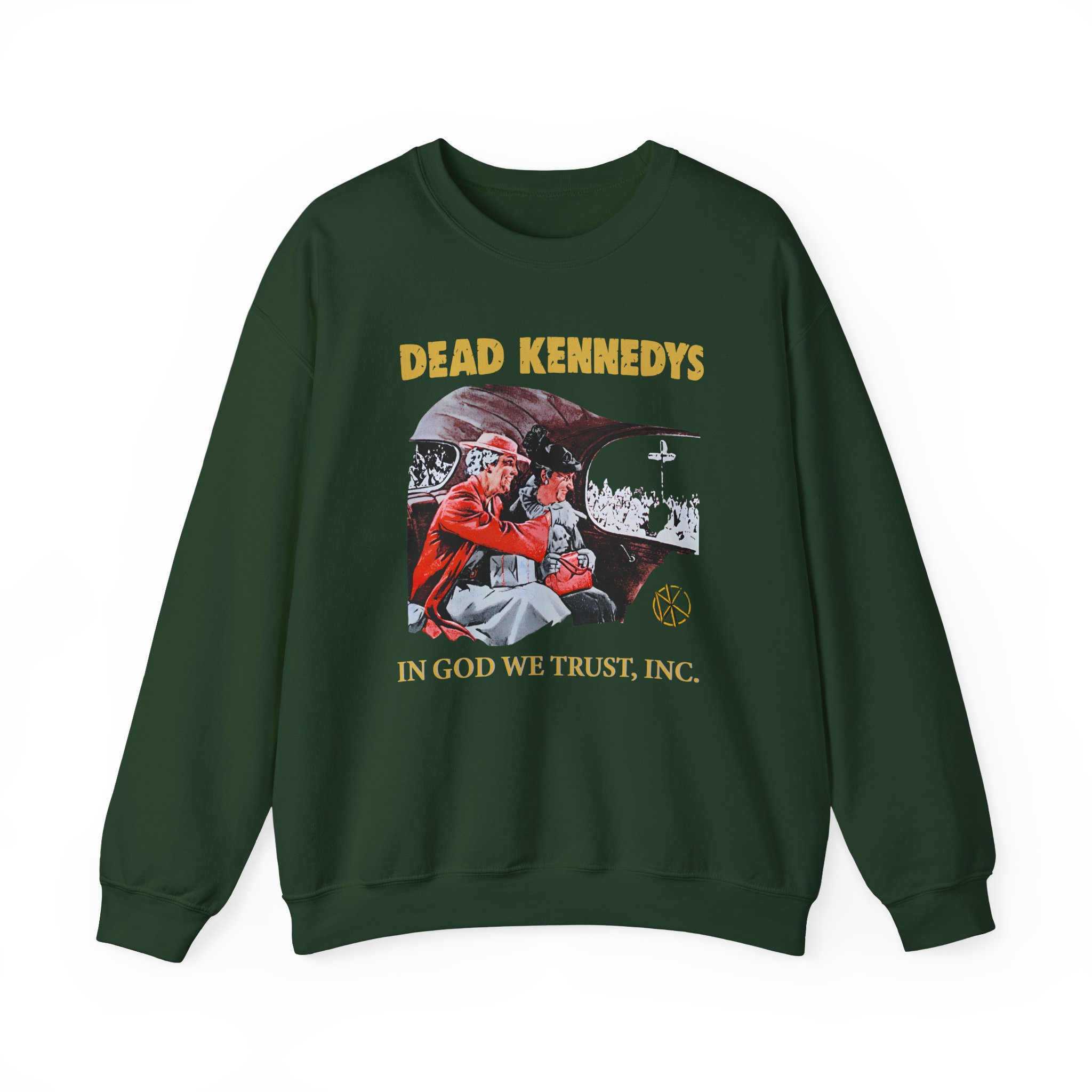 Dead Kennedys In God We Trust Unisex Heavy Blend™ Crewneck Sweatshirt - Image 9