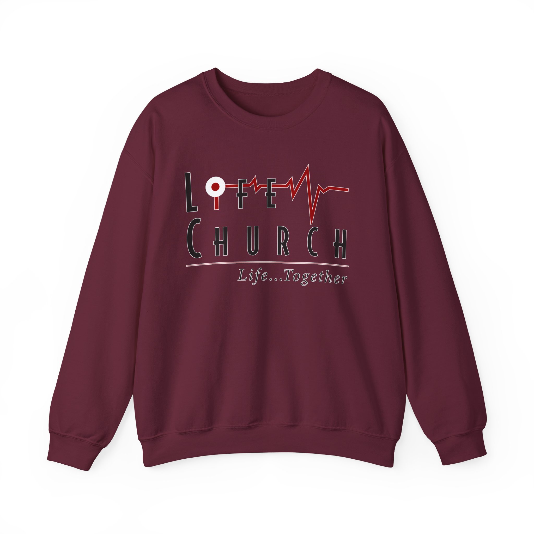 Life Church Unisex Heavy Blend™ Crewneck Sweatshirt - Image 7