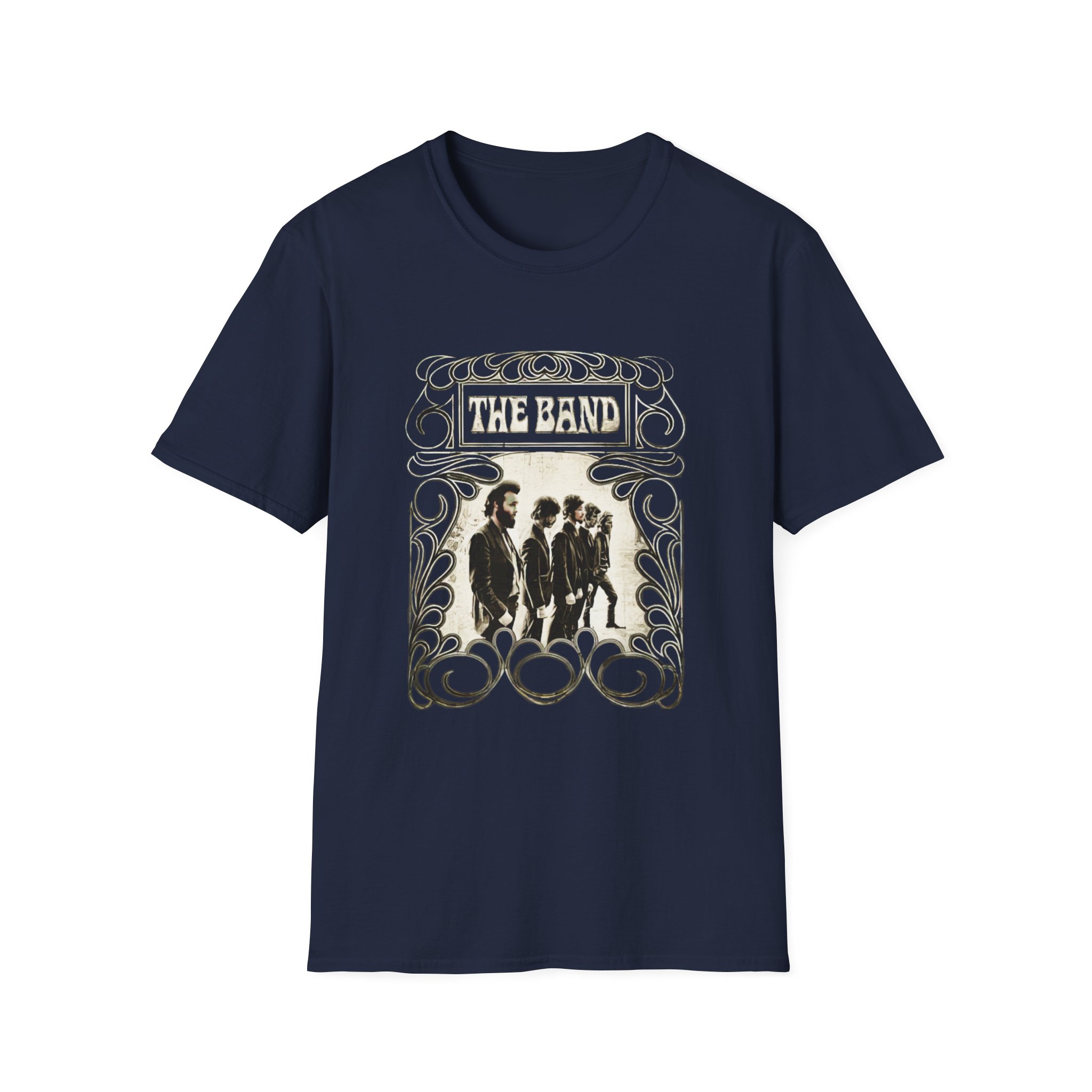 The Band Vintage Filagree Unisex Softstyle T-Shirt - Image 5