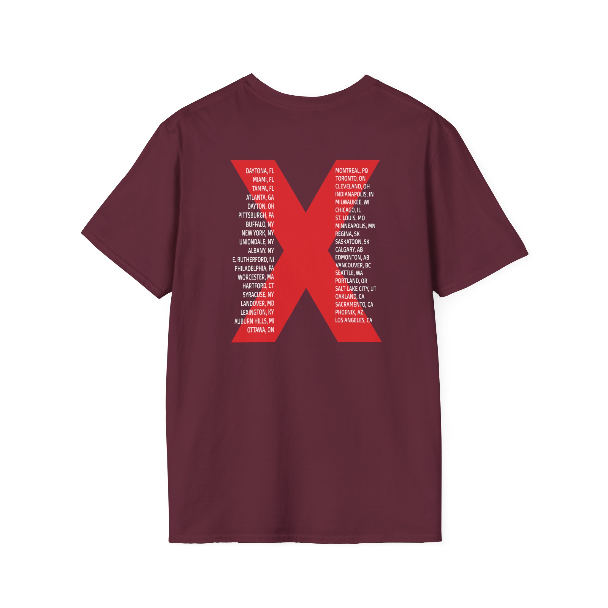 Inxs Us Tour Unisex Softstyle T-Shirt - Image 4