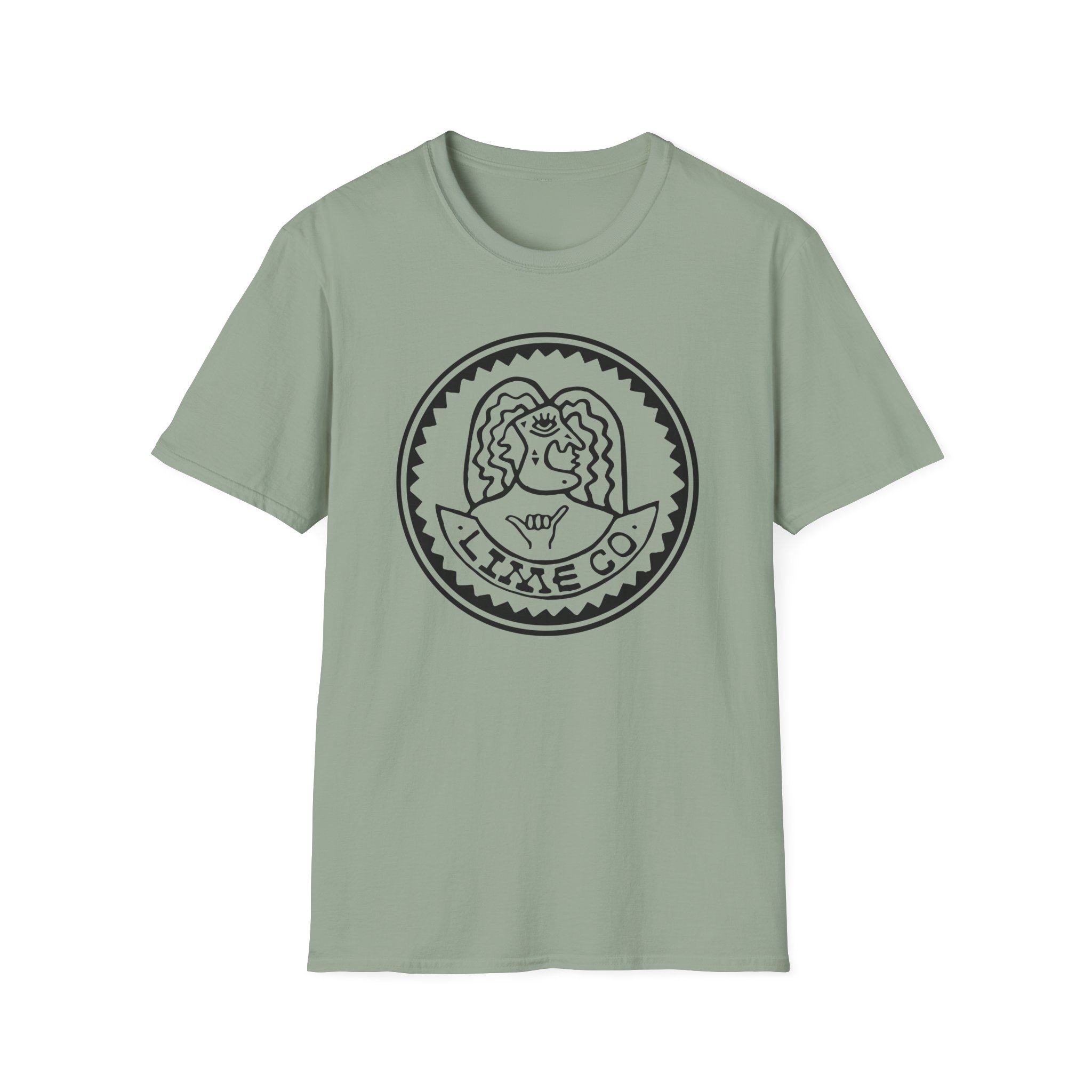 Lime Cordiale Lime Co Logo Unisex Softstyle T-Shirt - Image 13