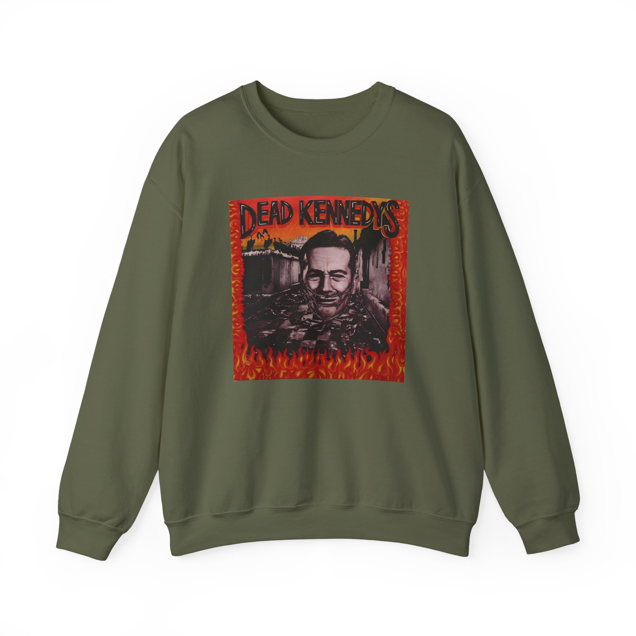 Dead Kennedys Give Me Convenience Cover Unisex Heavy Blend™ Crewneck Sweatshirt - Image 7