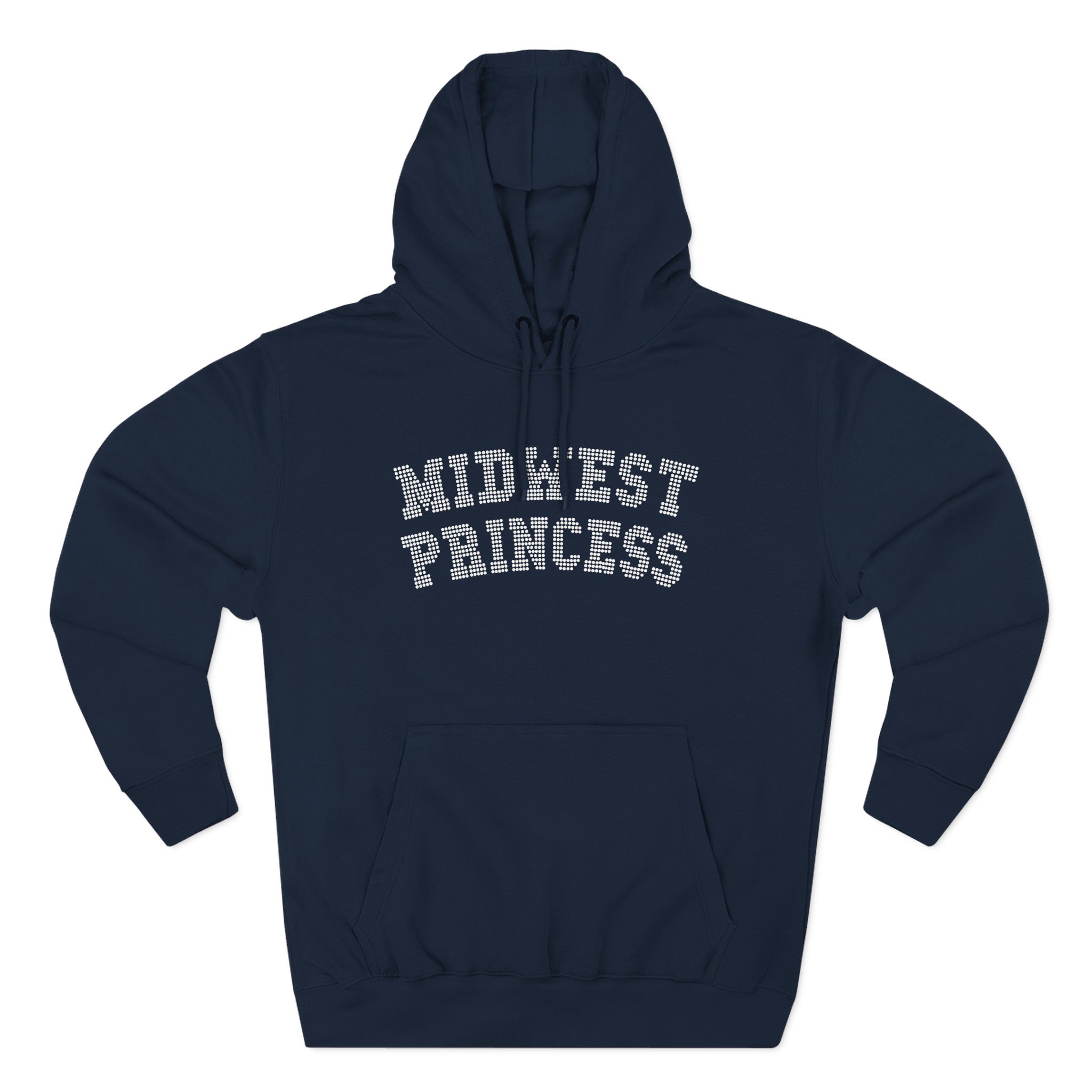 Chappell Roan Rhinestoned Midwest Three-Panel Fleece Hoodie - Image 7