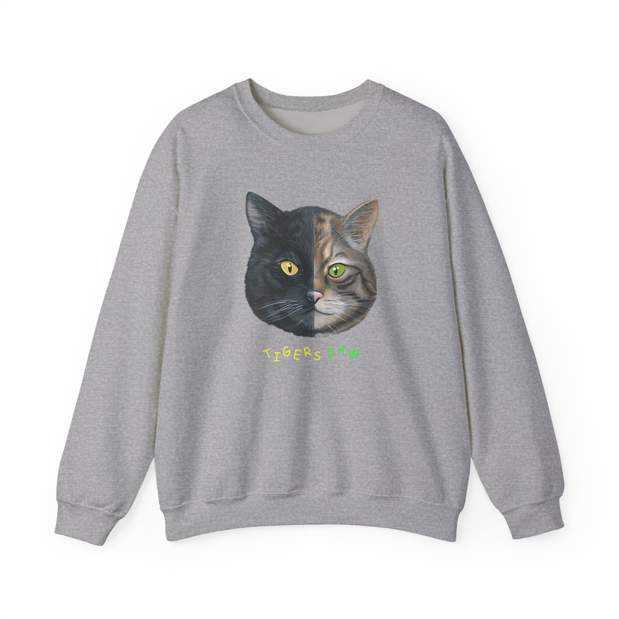 Tigers Jaw Cat Unisex Heavy Blend™ Crewneck Sweatshirt