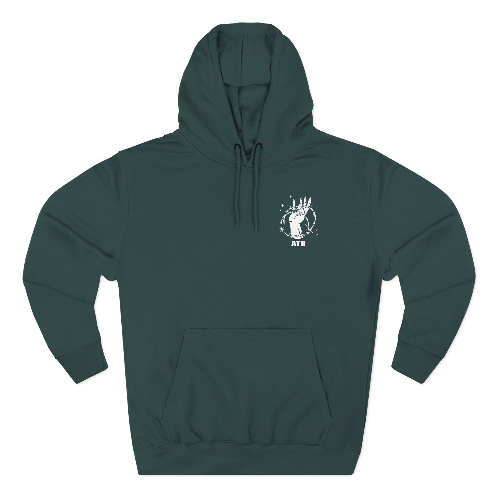 All That Remains Barbed Wire Three-Panel Fleece Hoodie - Image 3