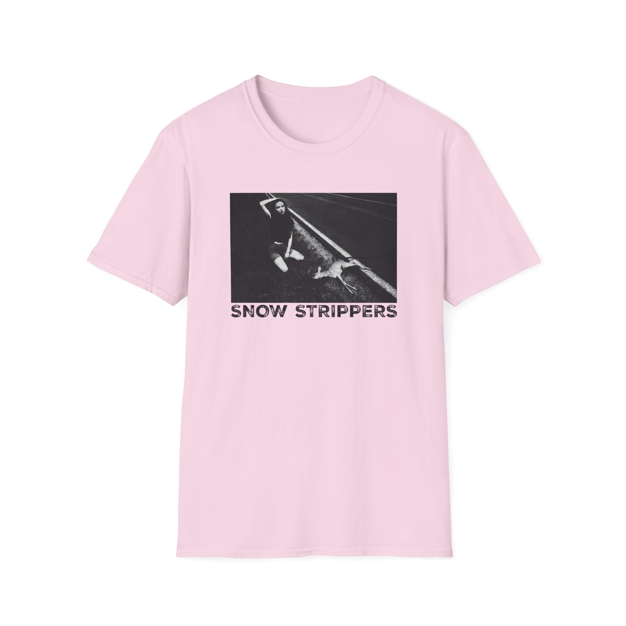 Snow Strippers Unisex Softstyle T-Shirt - Image 21