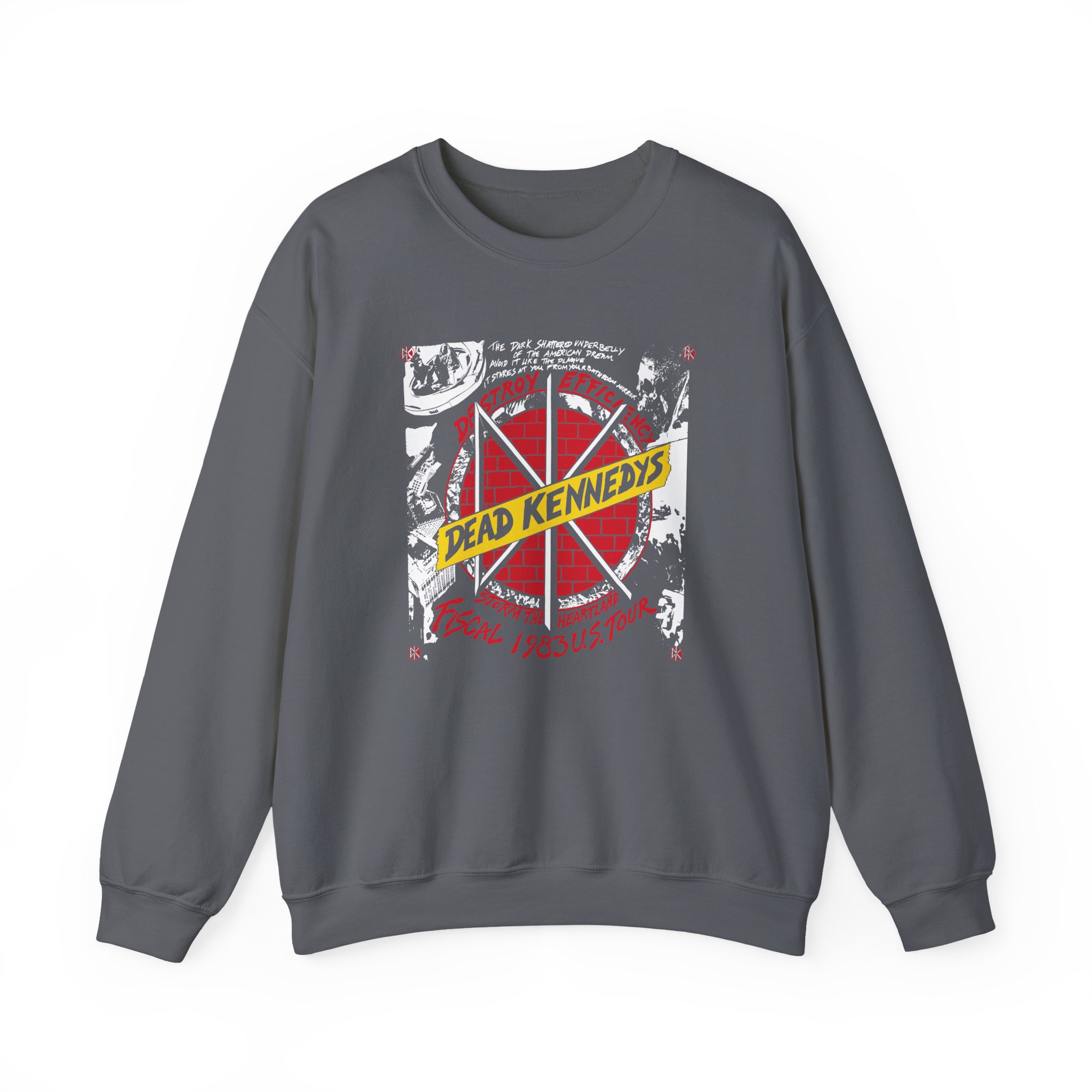 Dead Kennedys Destroy Efficiency 1983 Unisex Heavy Blend™ Crewneck Sweatshirt - Image 13