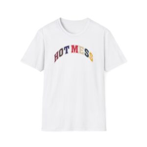 Alix Earle Hot Mess Varsity Unisex Softstyle T-Shirt