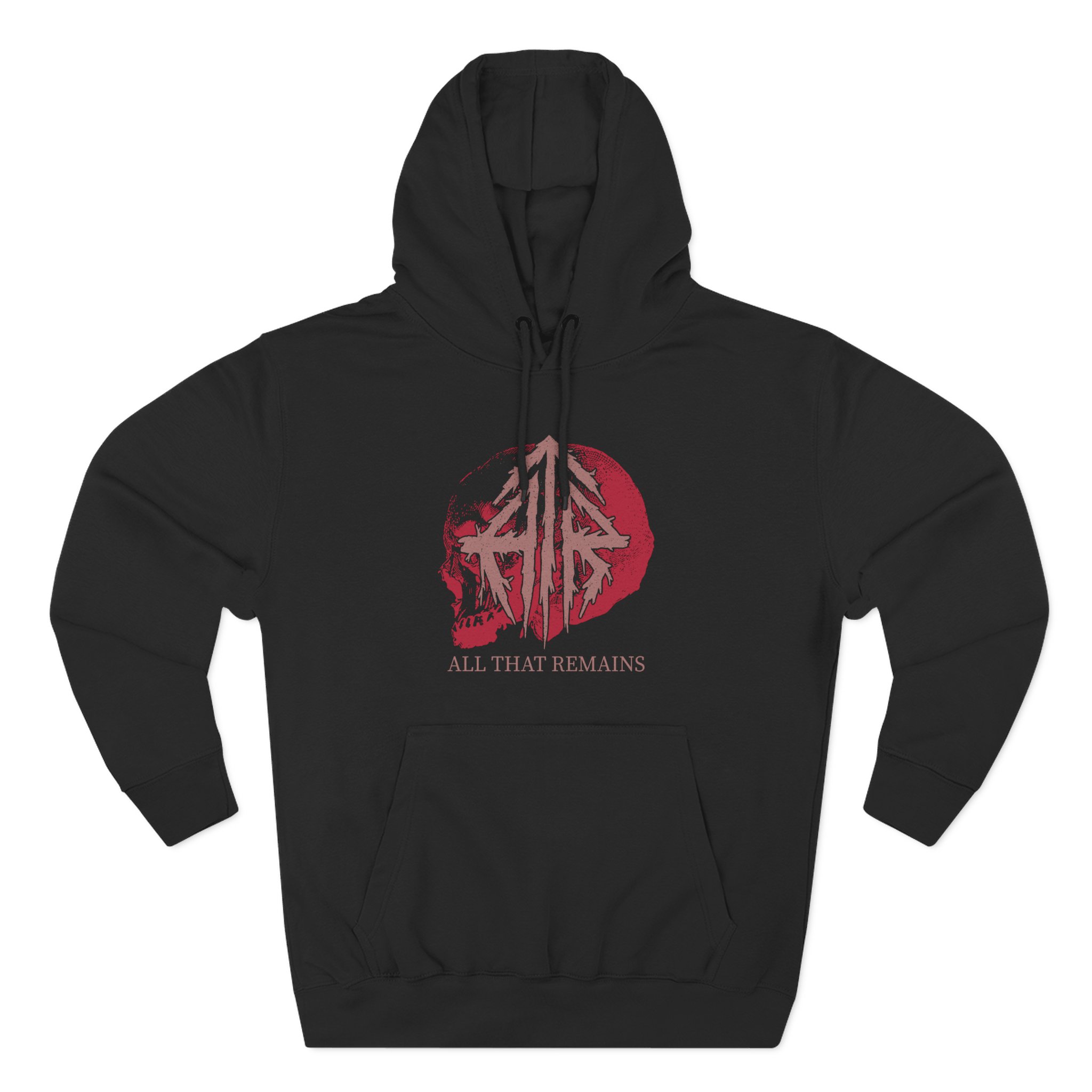 All That Remains Skull Three-Panel Fleece Hoodie