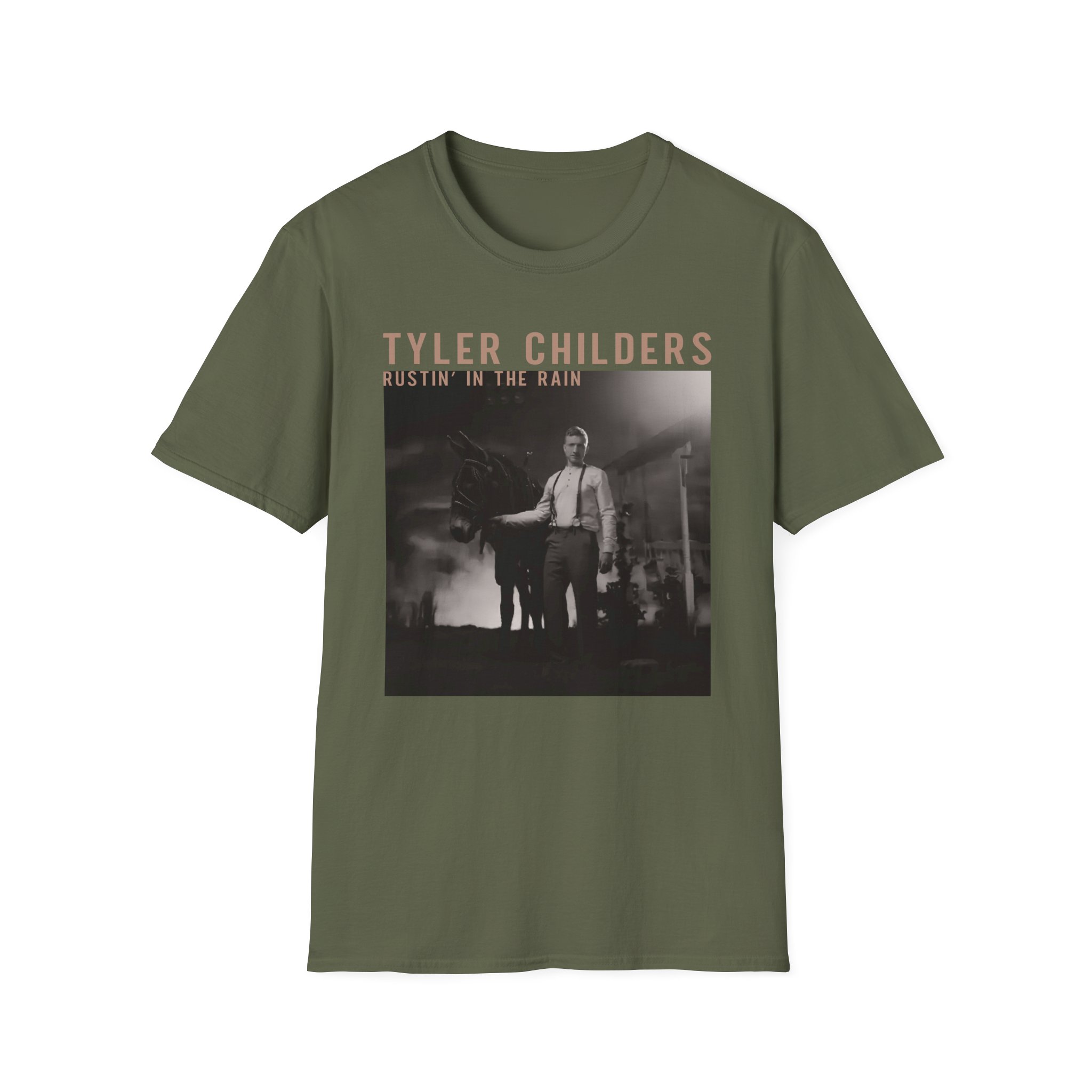 Tyler Childers Black Rustin Unisex Softstyle T-Shirt - Image 7