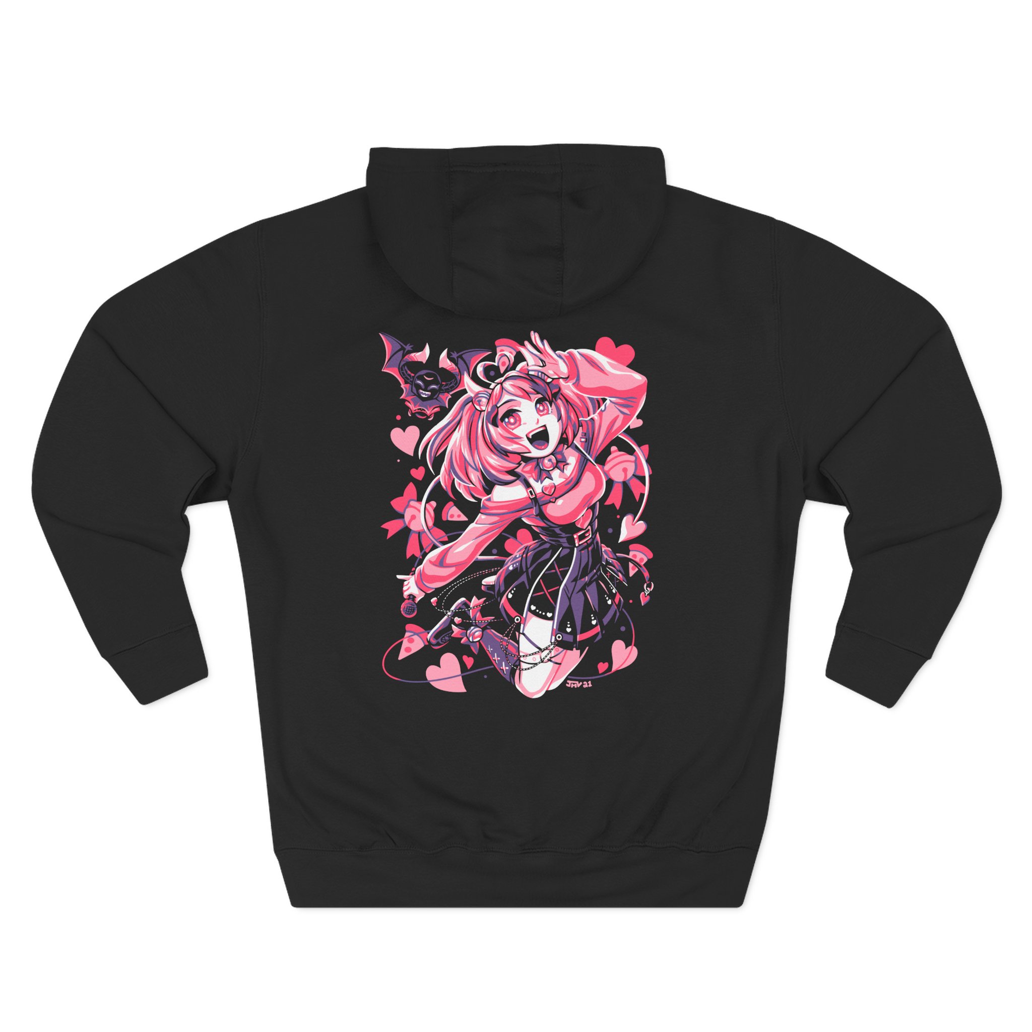 Anime Ironmouse Three-Panel Fleece Hoodie - Image 2