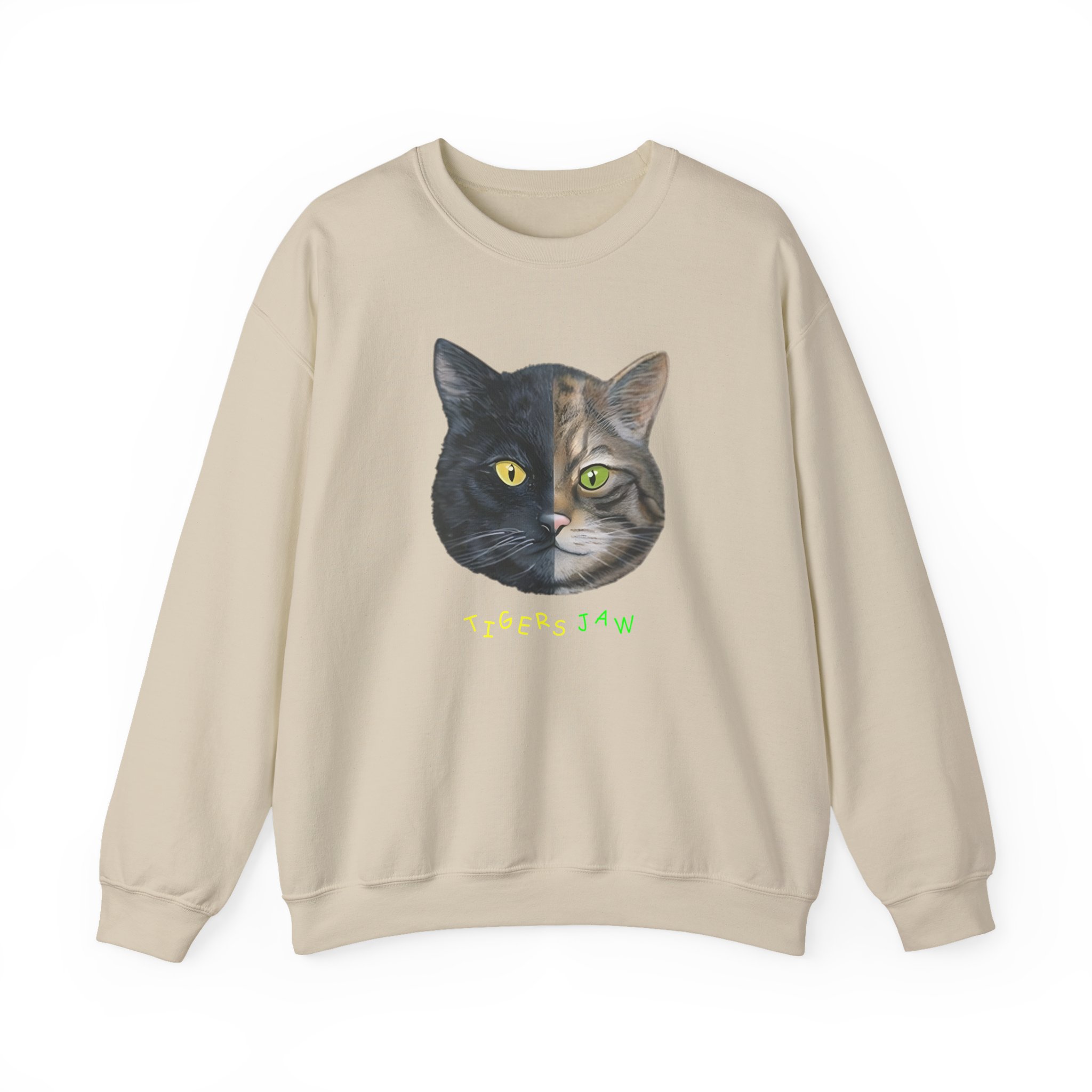 Tigers Jaw Cat Unisex Heavy Blend™ Crewneck Sweatshirt - Image 5