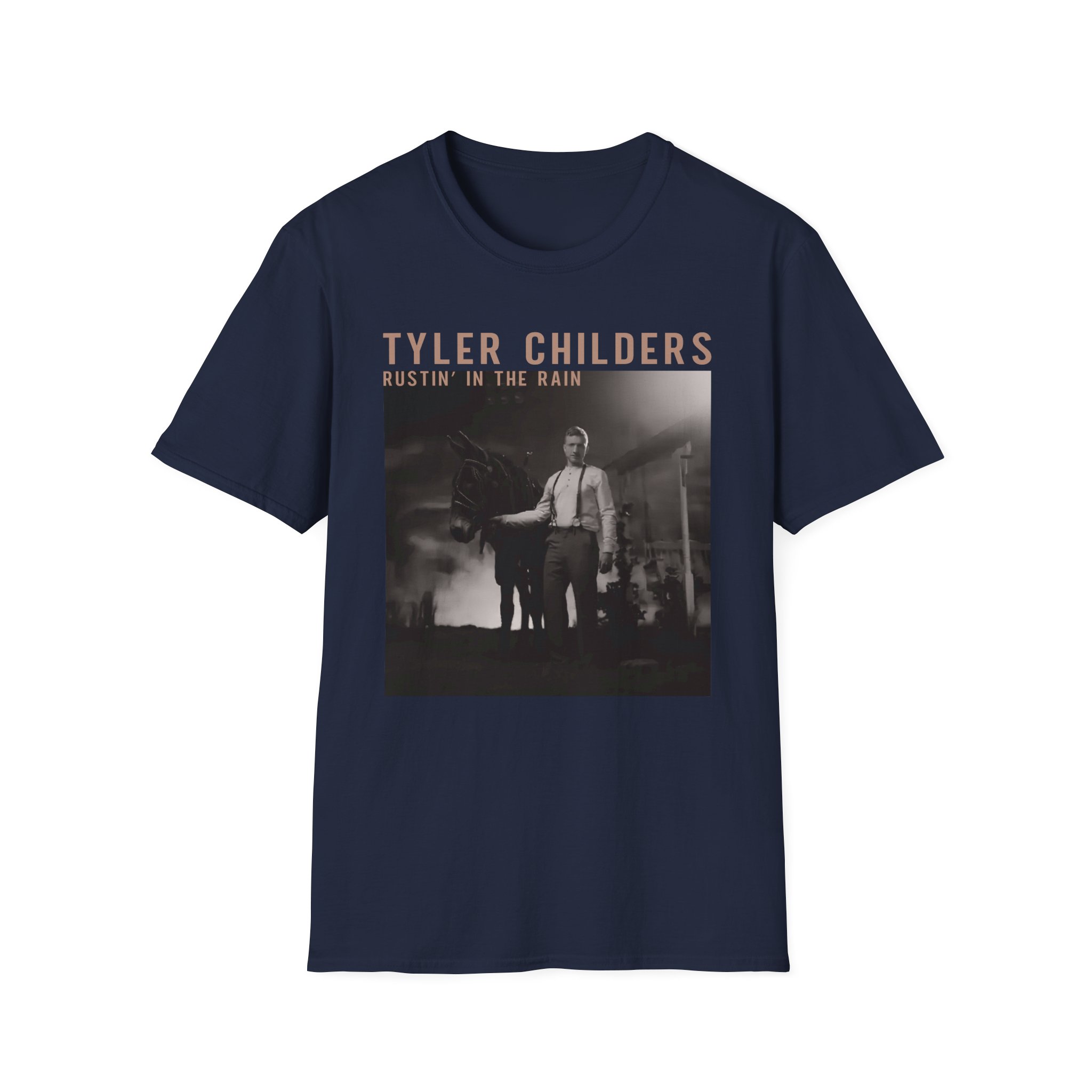 Tyler Childers Black Rustin Unisex Softstyle T-Shirt - Image 19