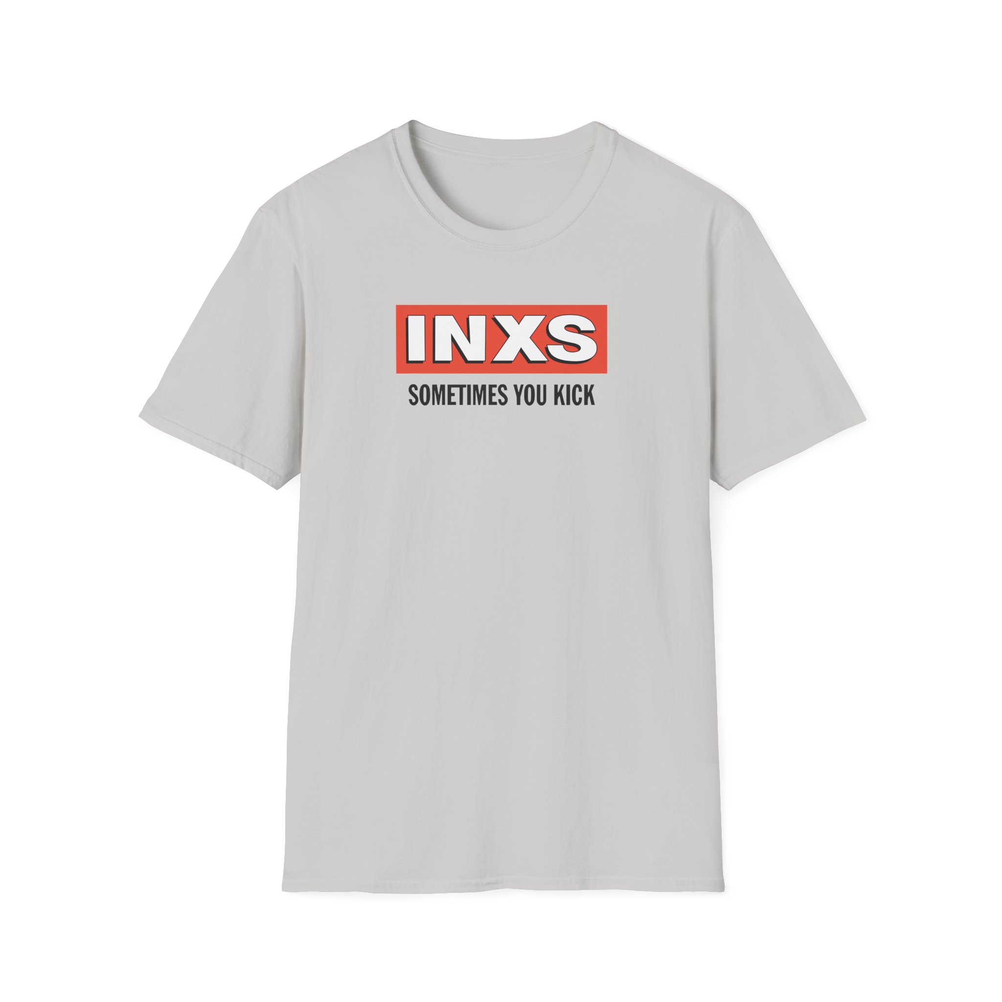 Inxs Sometimes You Kick Unisex Softstyle T-Shirt - Image 5